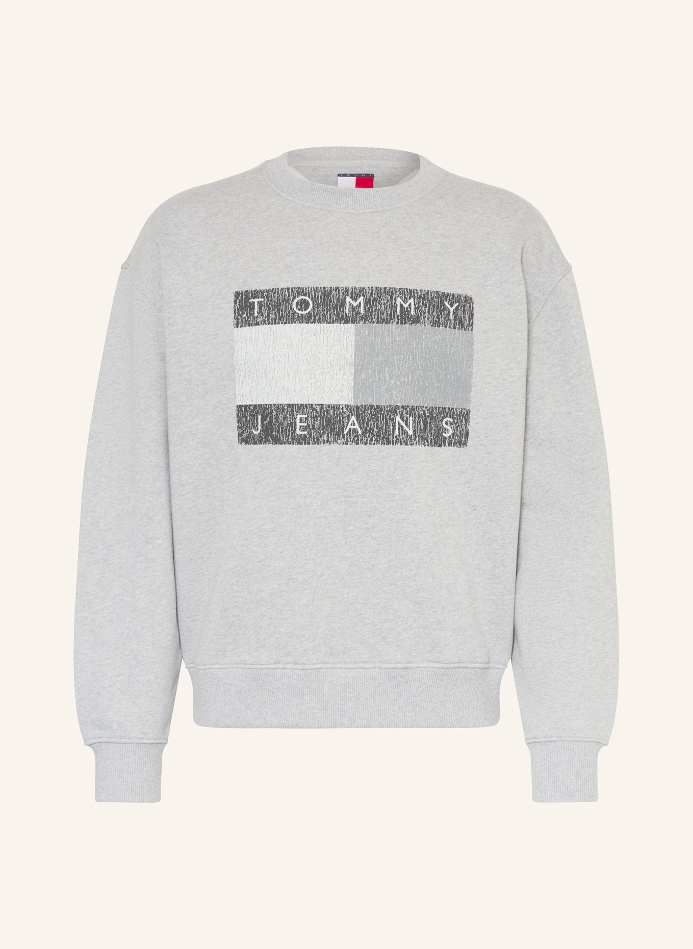 TOMMY JEANS Sweatshirt: GRAU