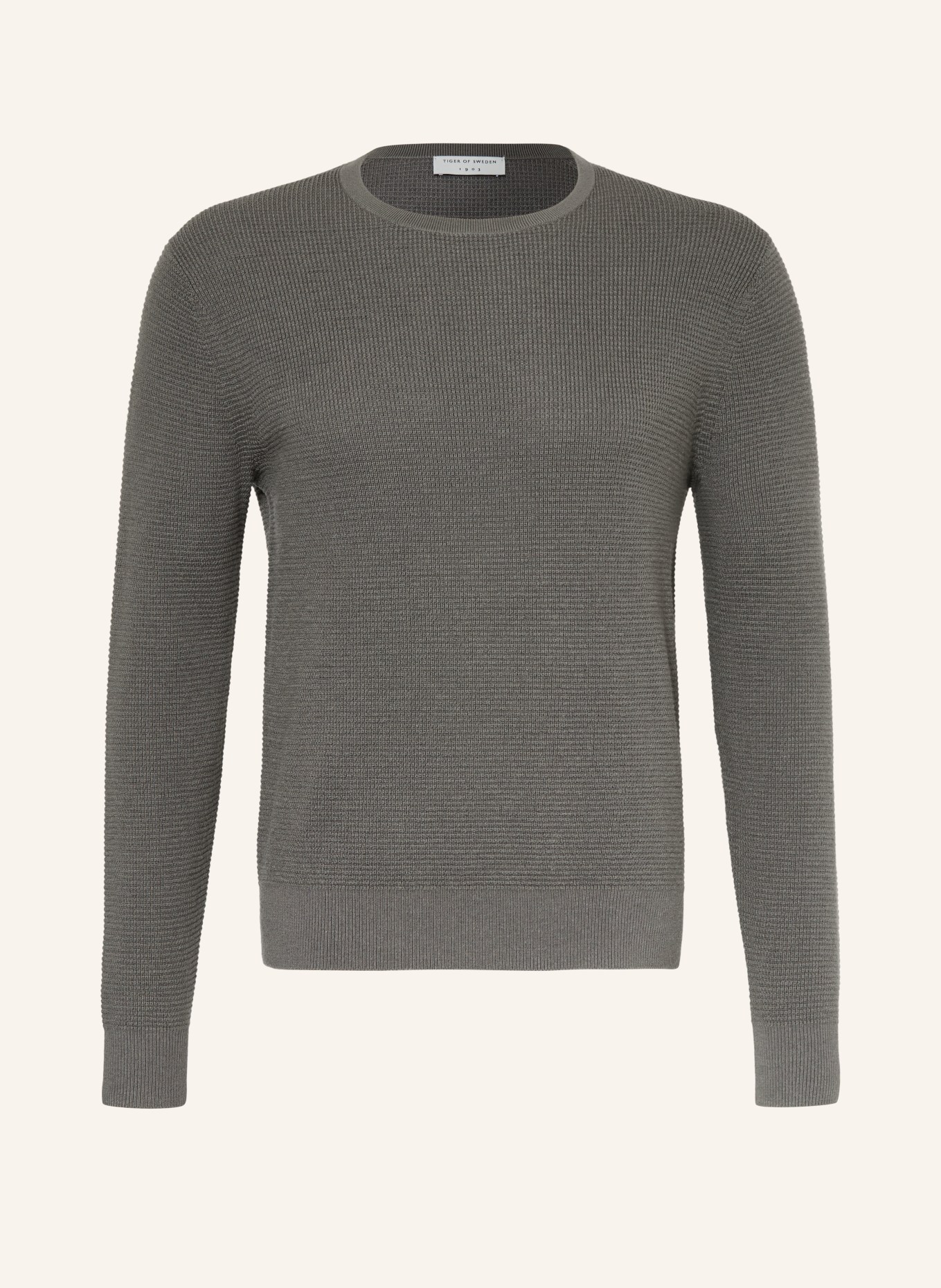 TIGER OF SWEDEN Pullover CONNOR: DUNKELGRAU