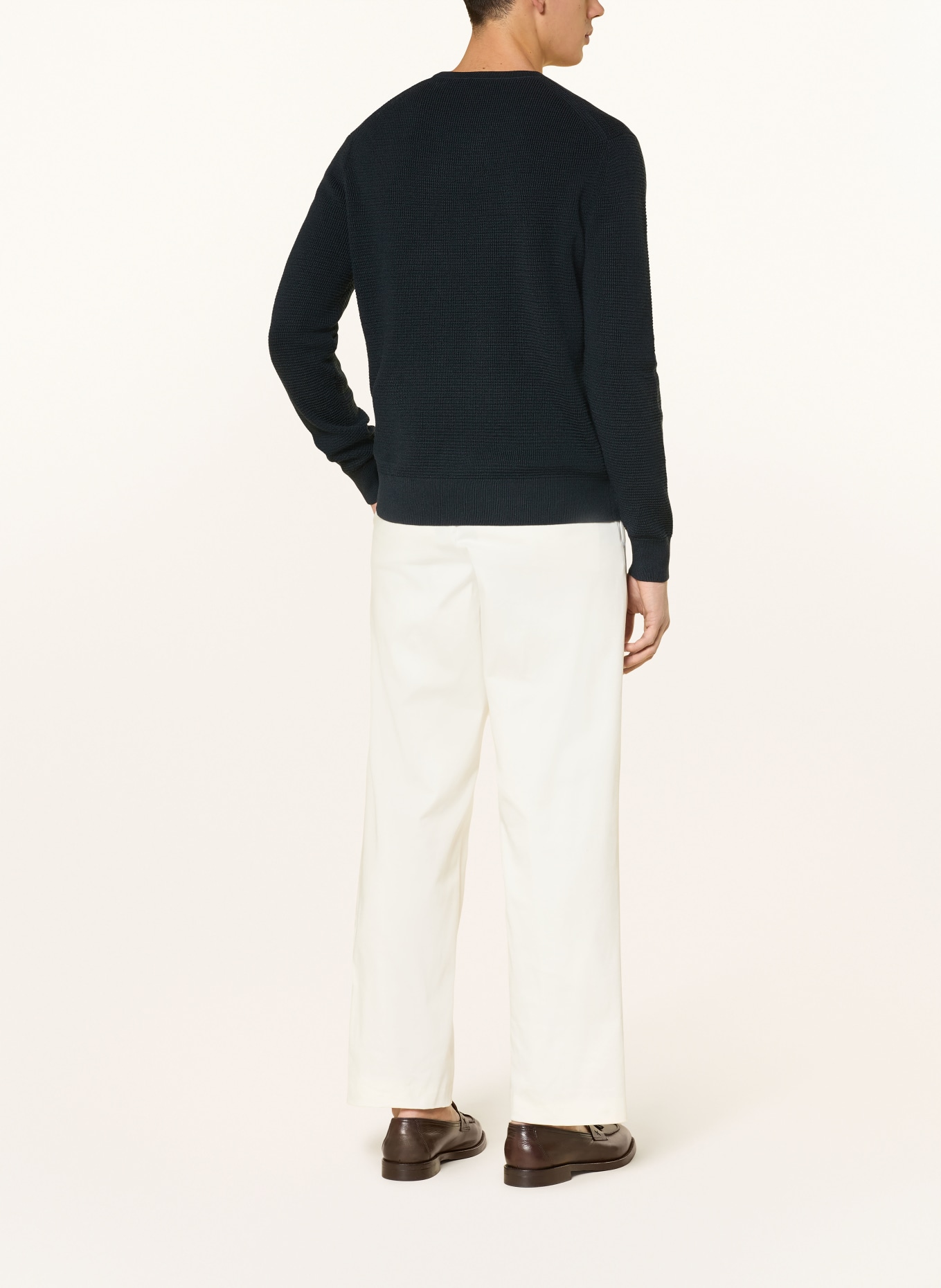 TIGER OF SWEDEN Pullover CONNOR: DUNKELBLAU