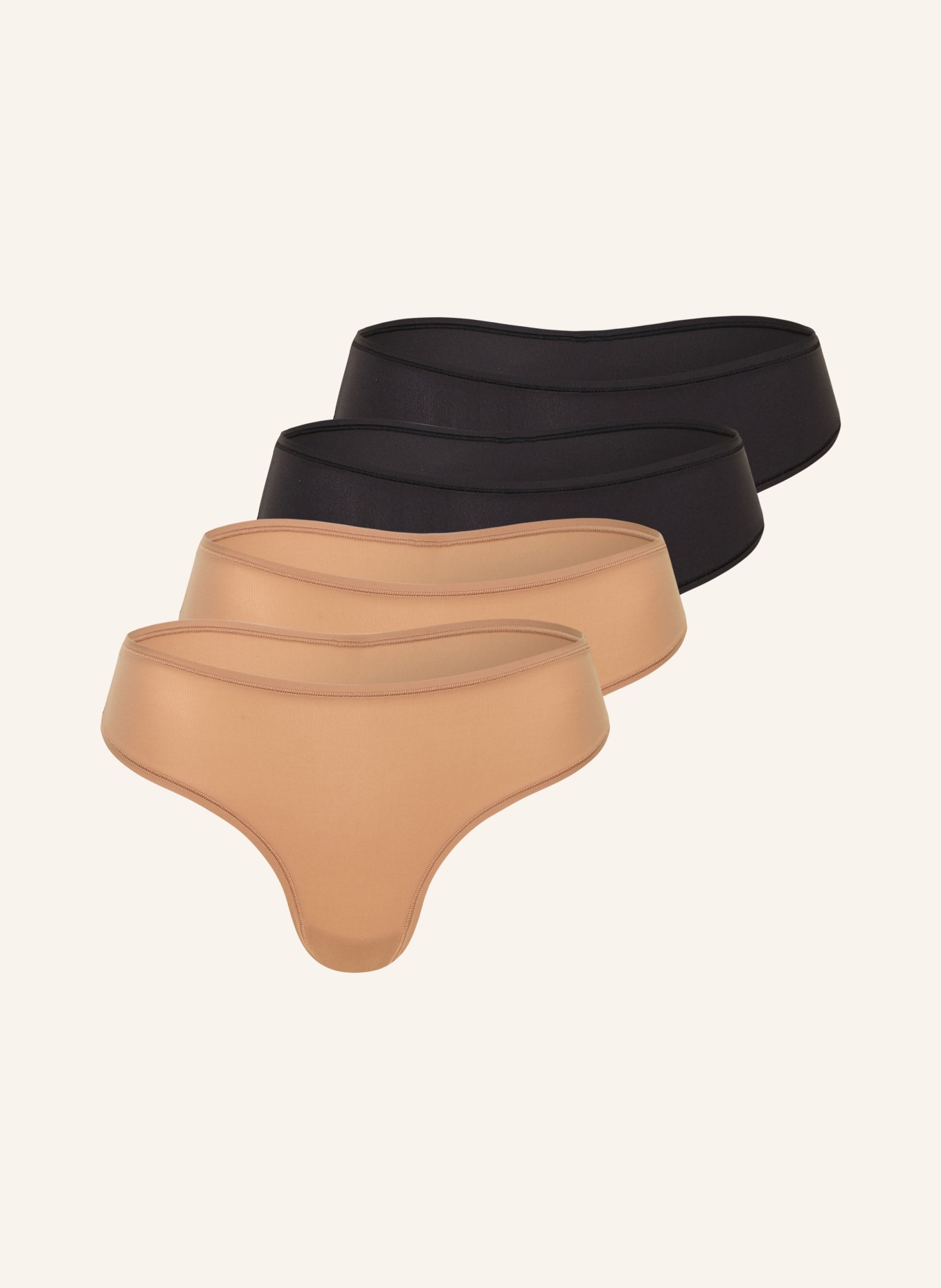 SKIMS Lot de 5 strings FITS EVERYBODY: SIENNA AND ONYX