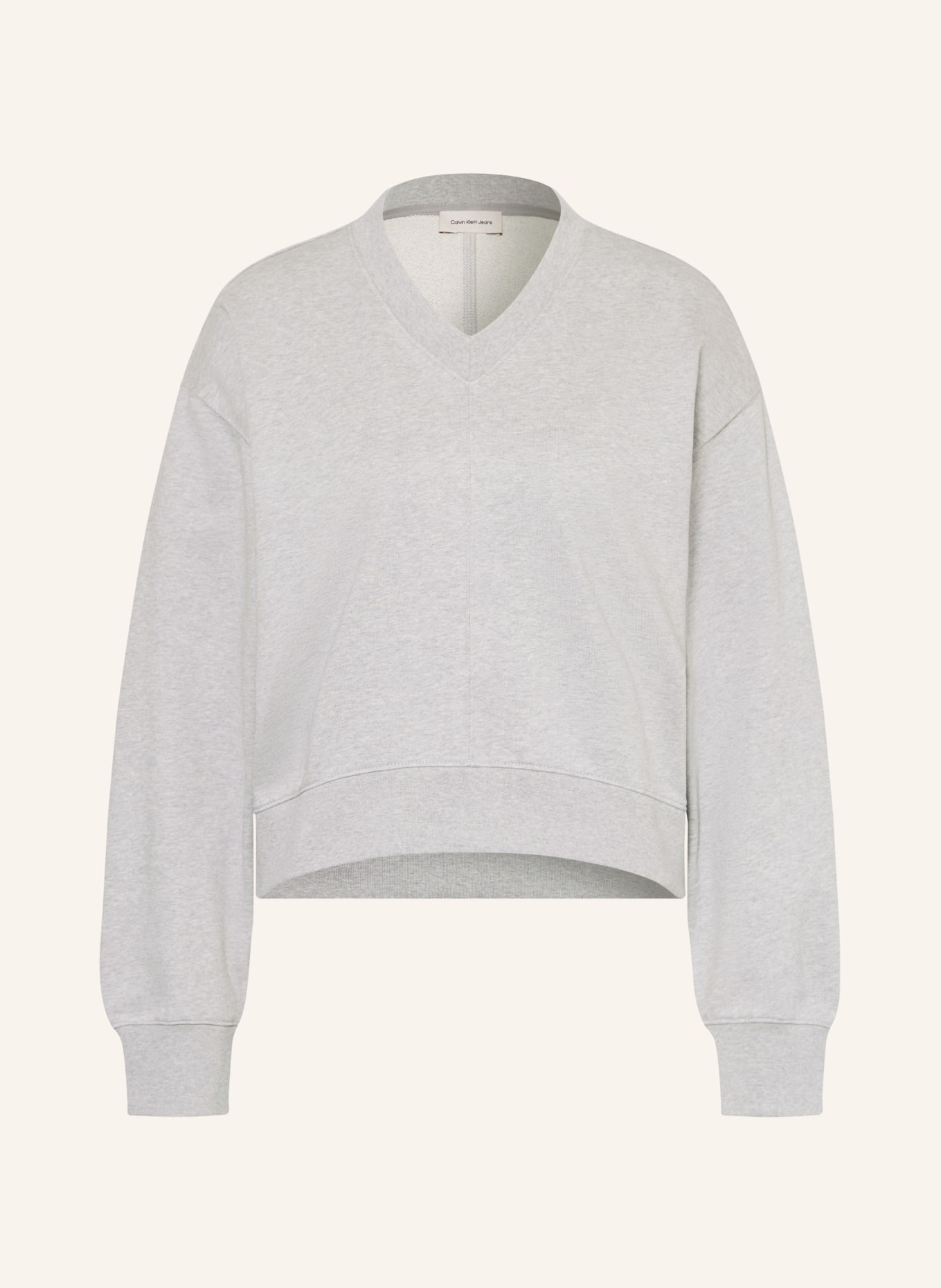 Calvin Klein Jeans Sweatshirt: HELLGRAU