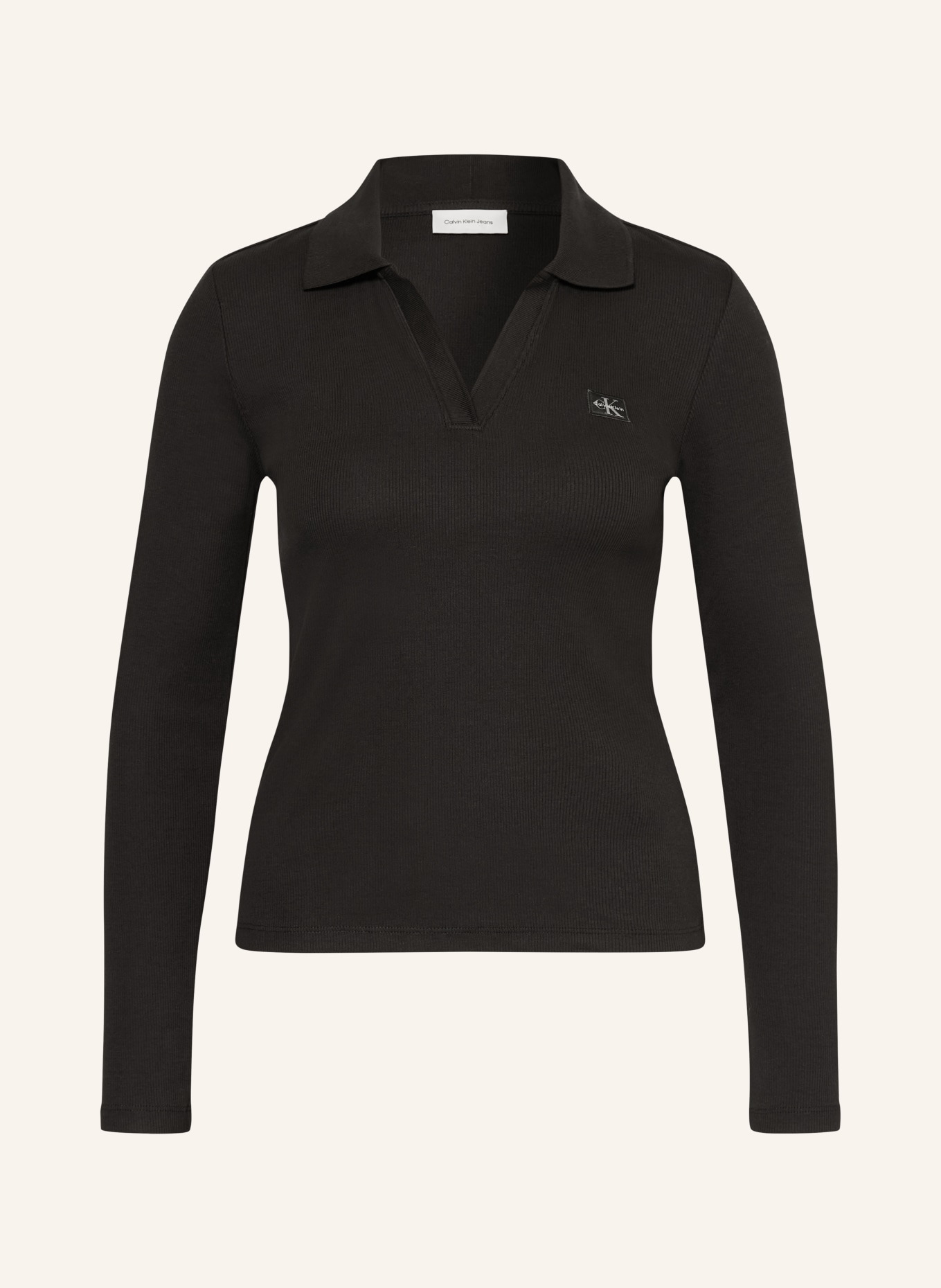 Calvin Klein Jeans Dlouhé rukávy JOHNNY: BÍLÁ