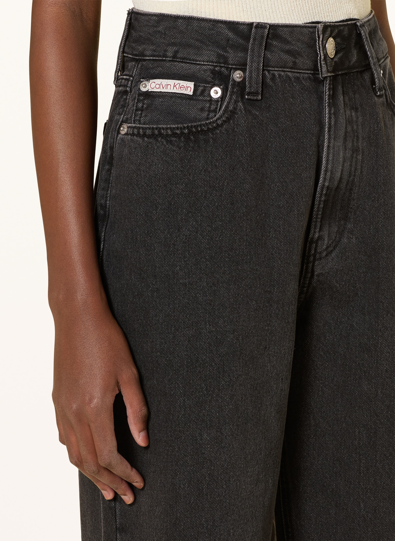 Calvin Klein Jeans Barrel džíny: 846 CK ESSENTIAL BLACK