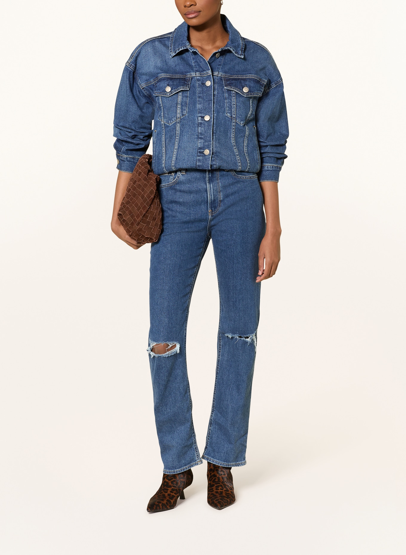 Calvin Klein Jeans Proste dżinsy: 2K1 DESTROYED SEA