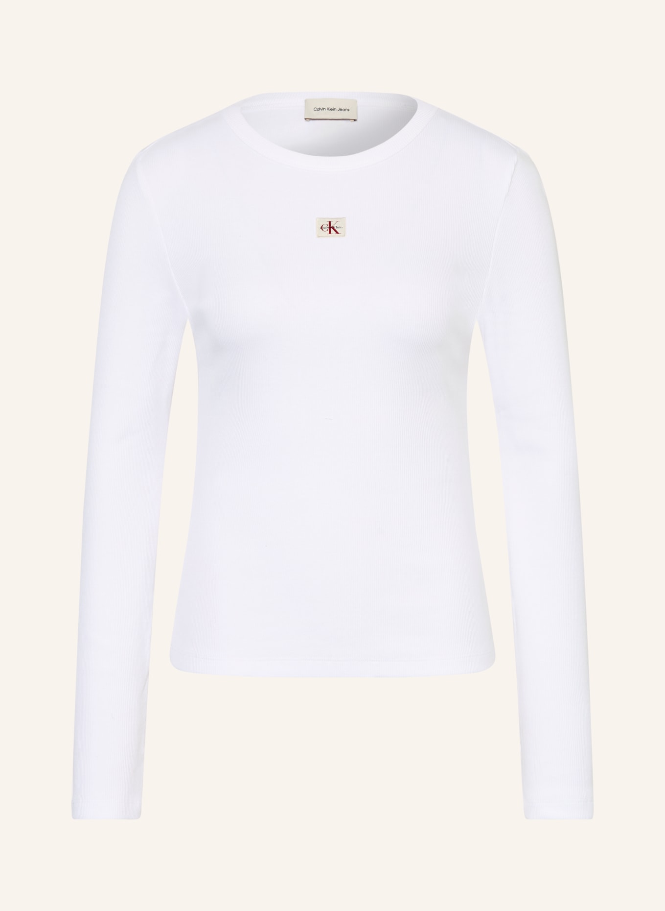 Calvin Klein Jeans long-sleeved shirt: WHITE