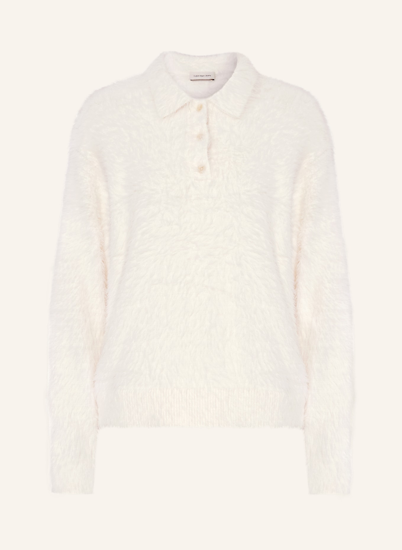 Calvin Klein Jeans sweter: KREMOWY
