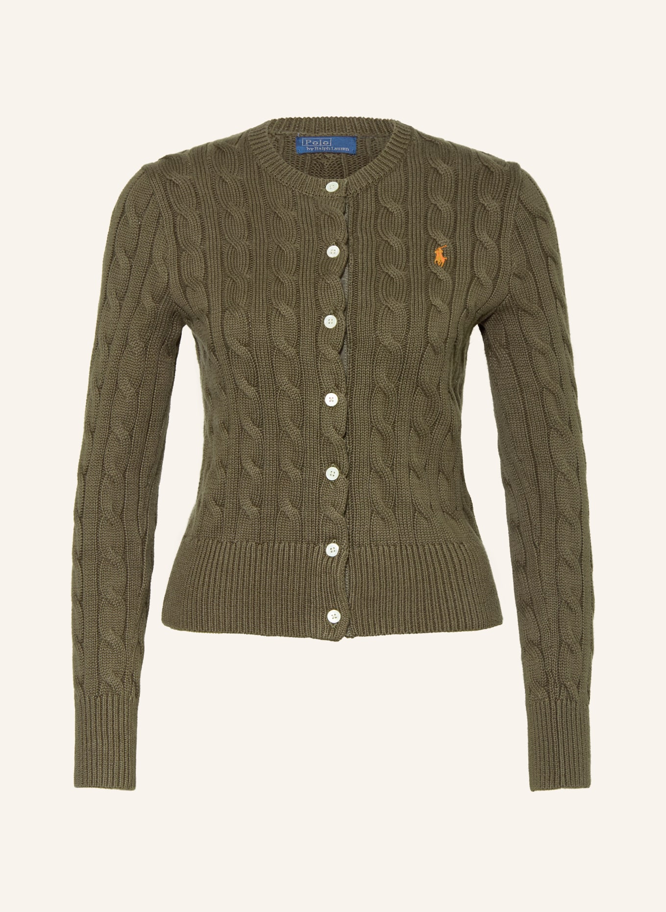 POLO RALPH LAUREN Strickjacke: OLIV