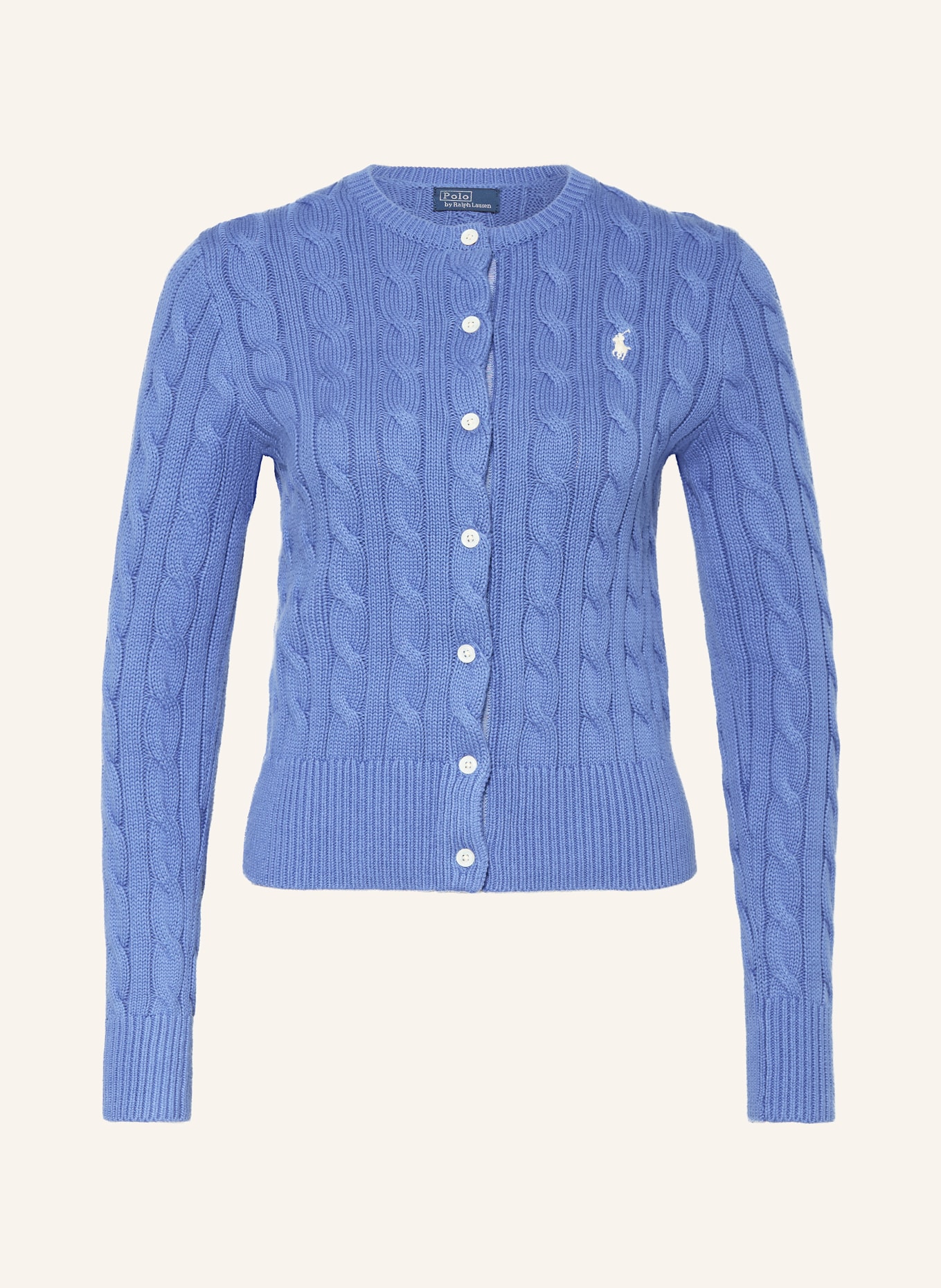 POLO RALPH LAUREN Strickjacke: BLAU