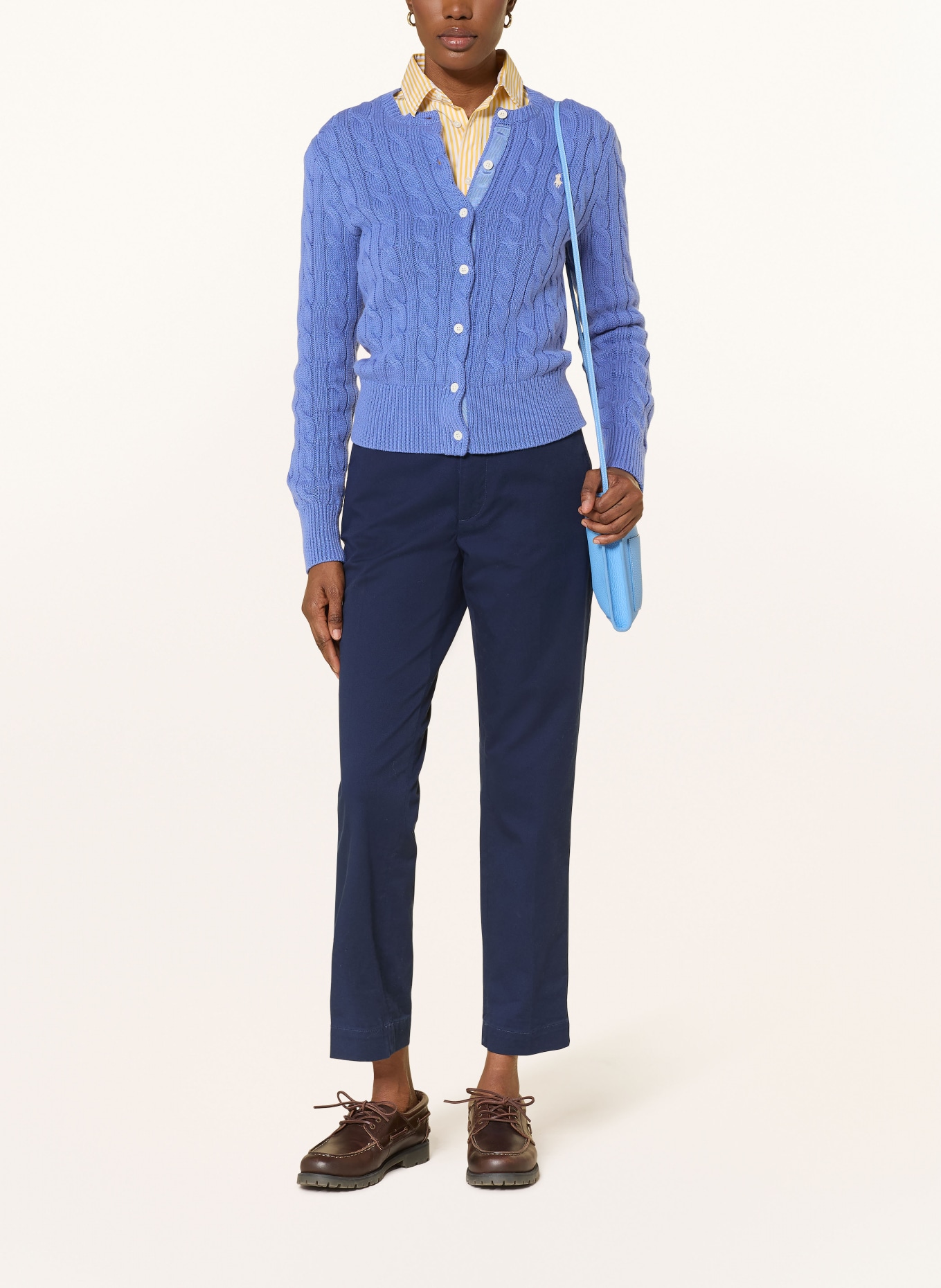 POLO RALPH LAUREN Strickjacke: BLAU