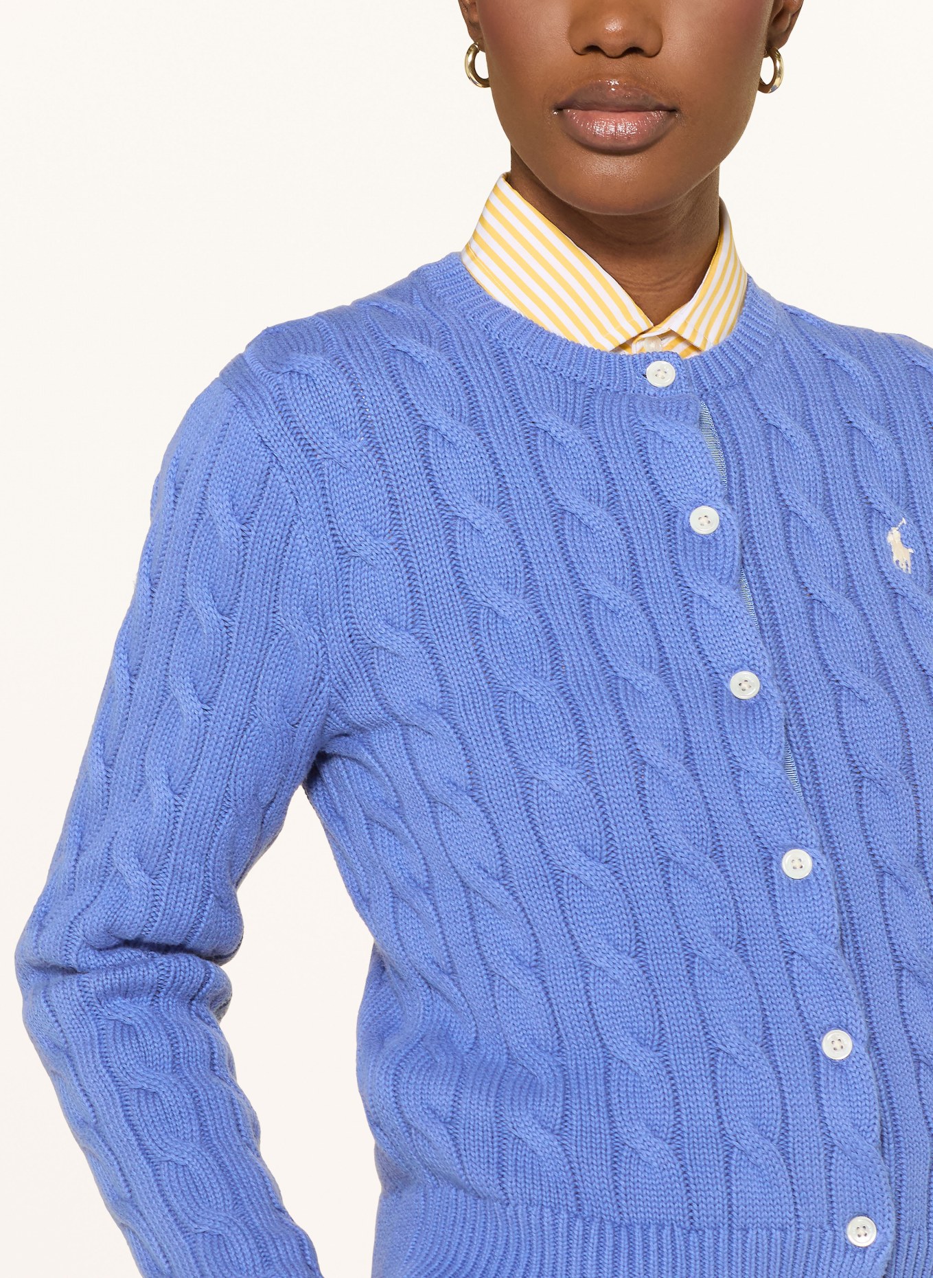 POLO RALPH LAUREN Strickjacke: BLAU