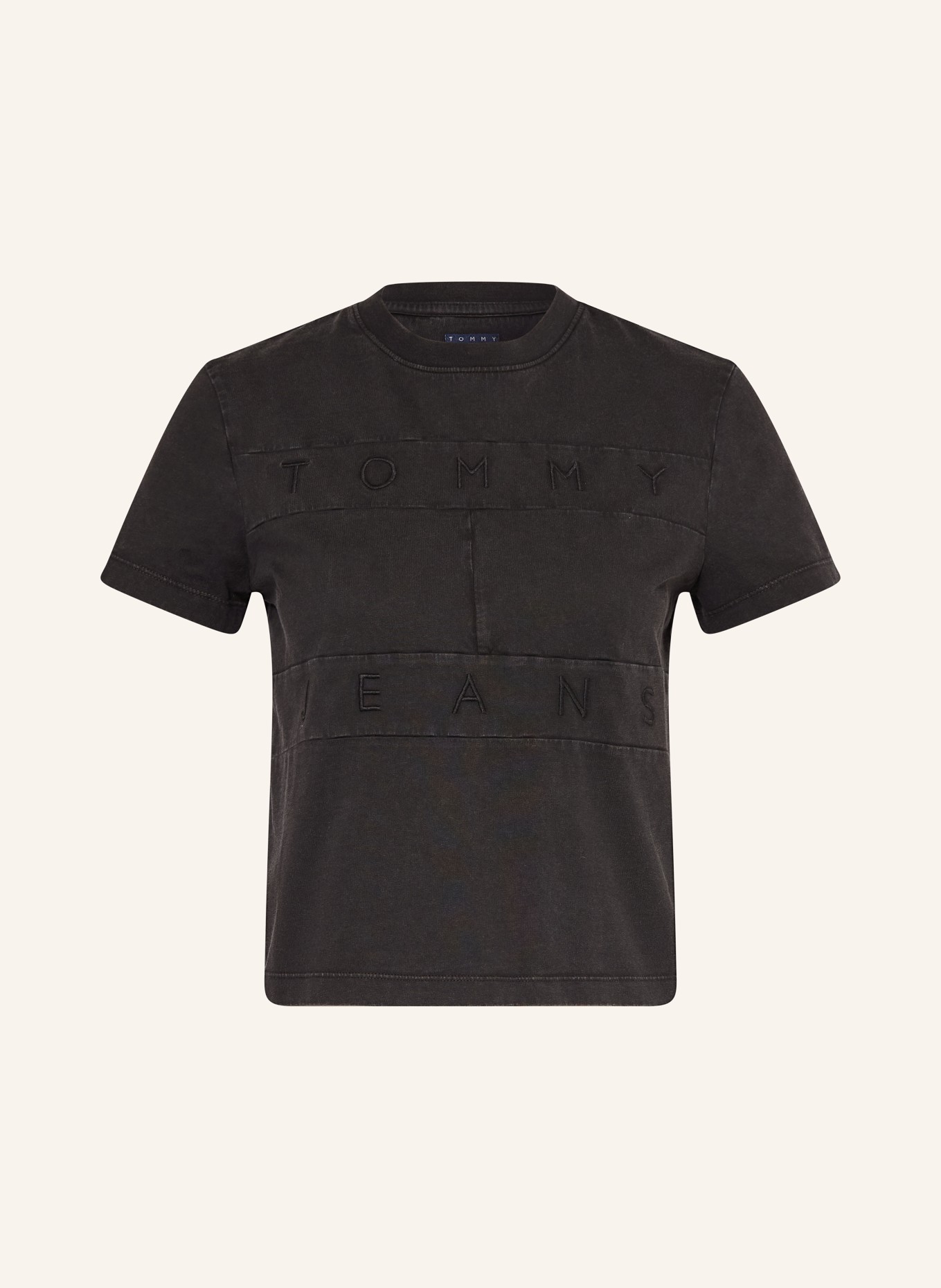 TOMMY JEANS T-Shirt: SCHWARZ