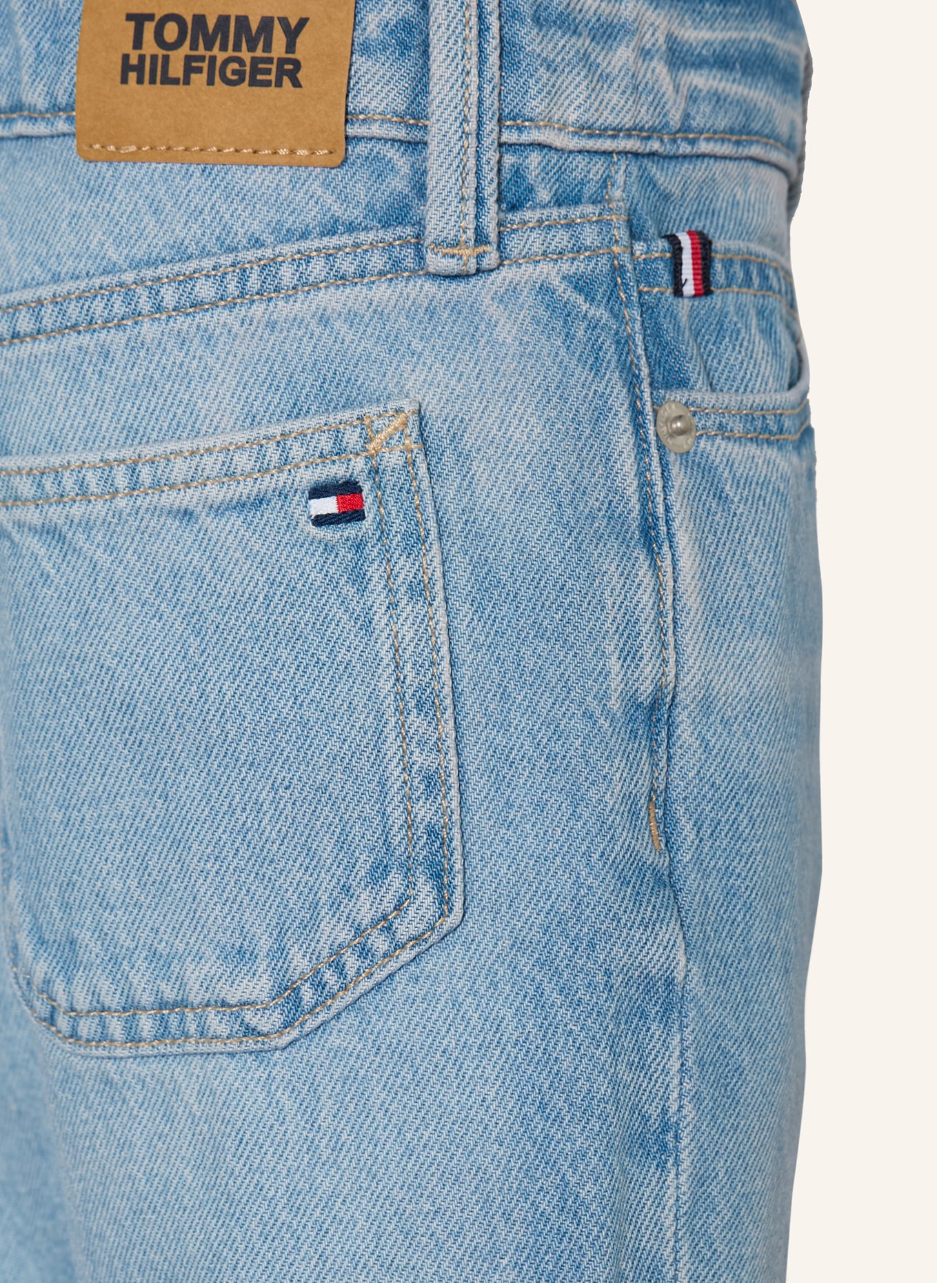 TOMMY HILFIGER Jeans Straight Fit: 1AA Denim Light
