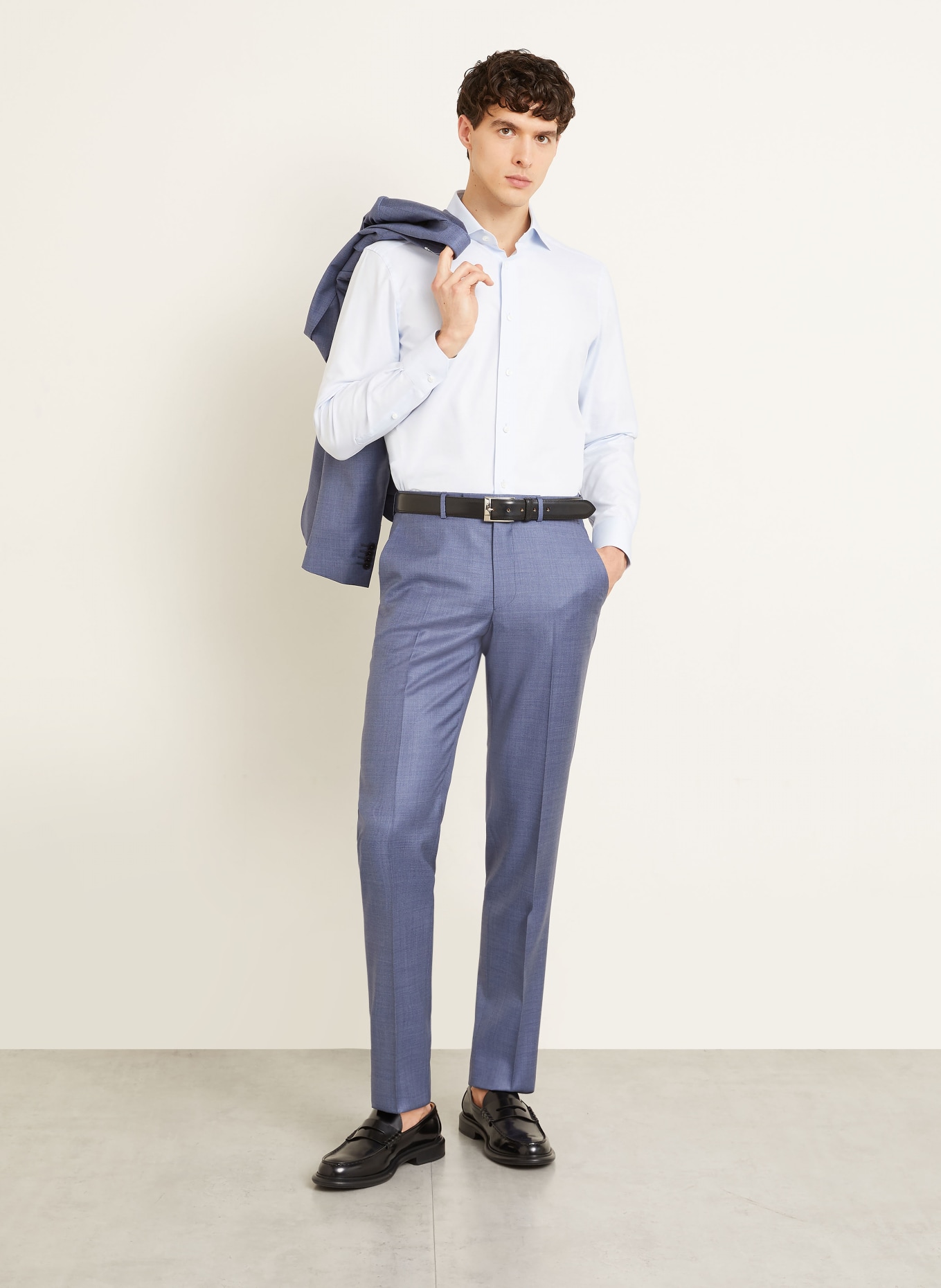 ZEGNA Regular fit shirt: LIGHT BLUE