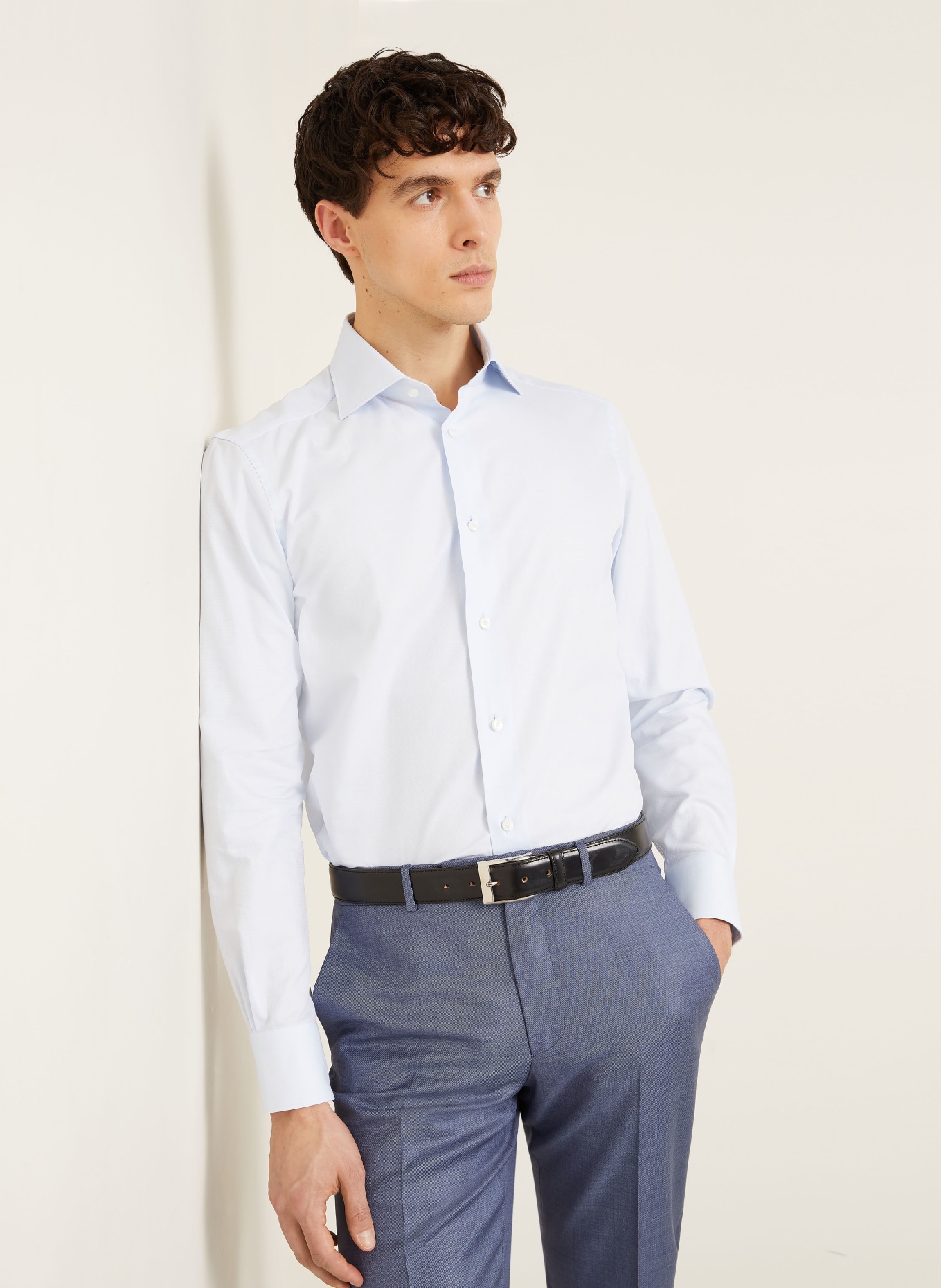 ZEGNA Regular fit shirt: LIGHT BLUE