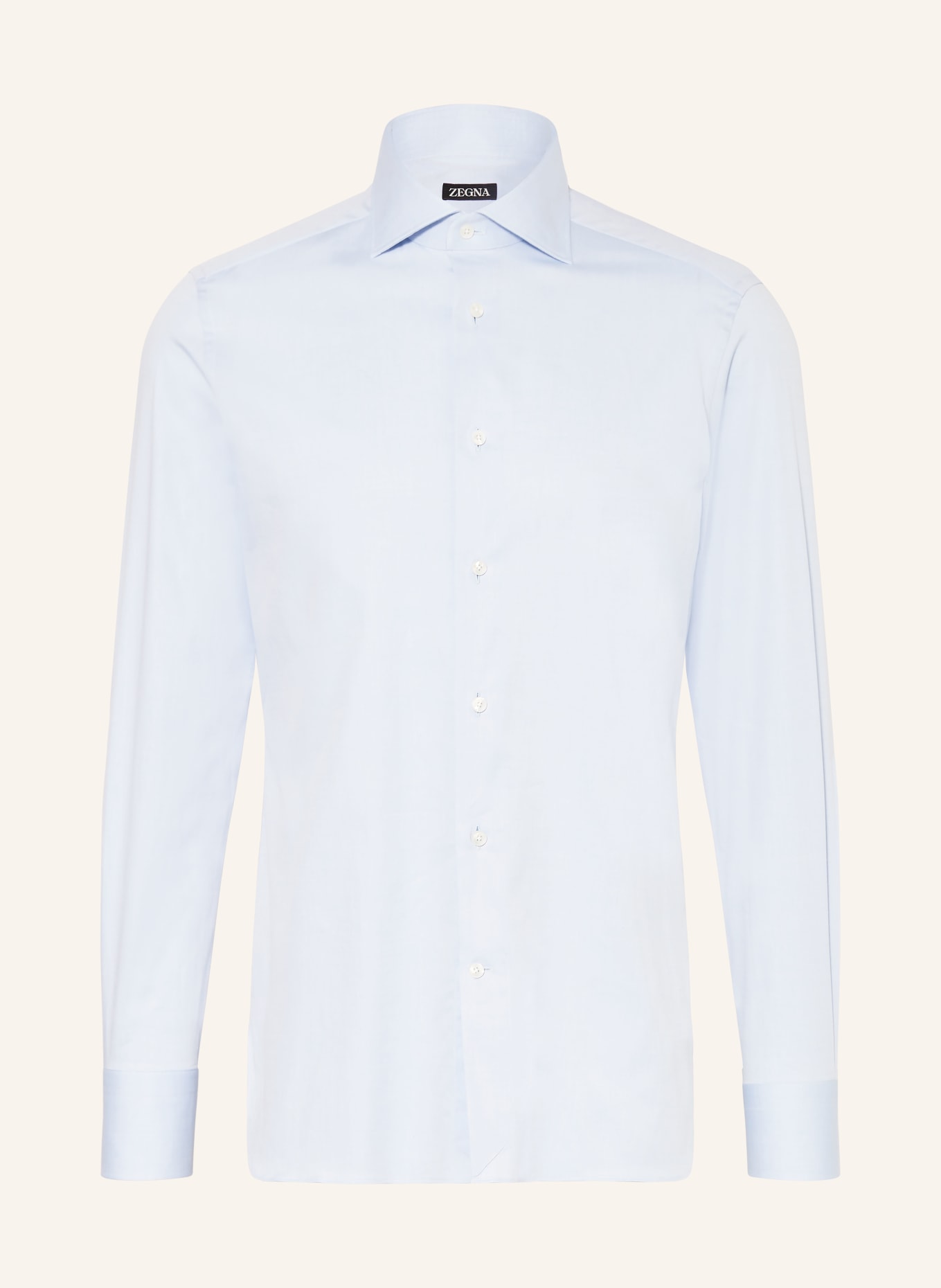 ZEGNA Regular fit shirt: LIGHT BLUE