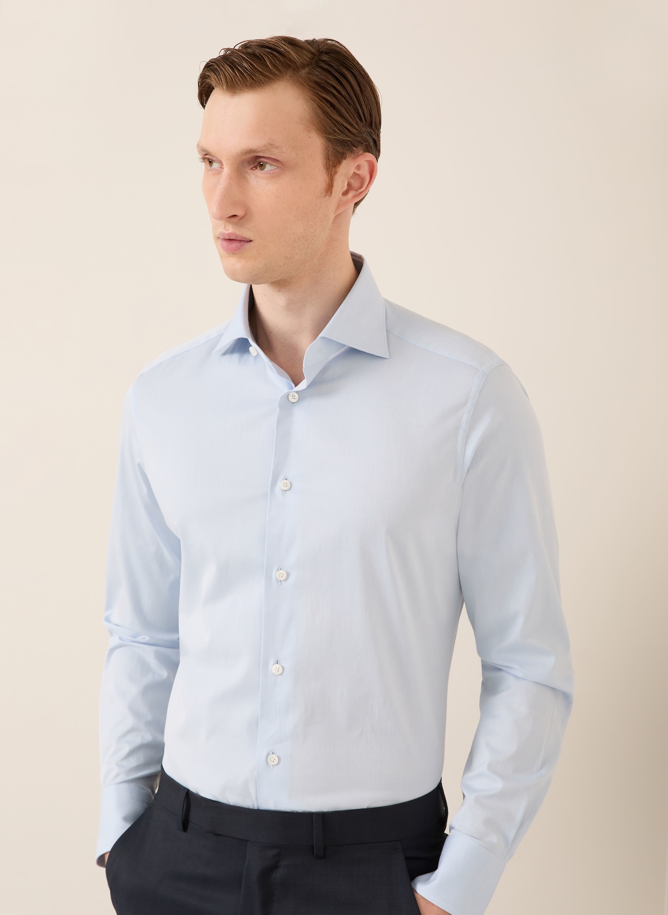 ZEGNA Regular fit shirt: LIGHT BLUE