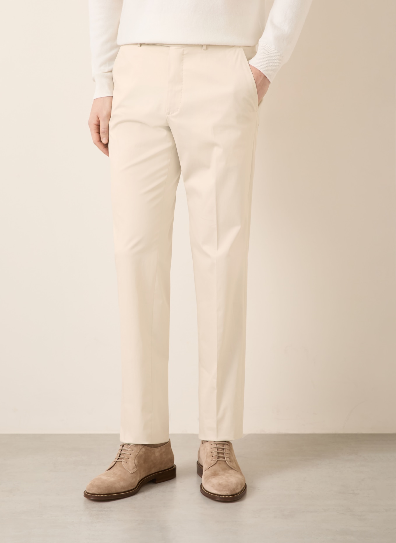 ZEGNA Chino Regular Fit: BEIGE