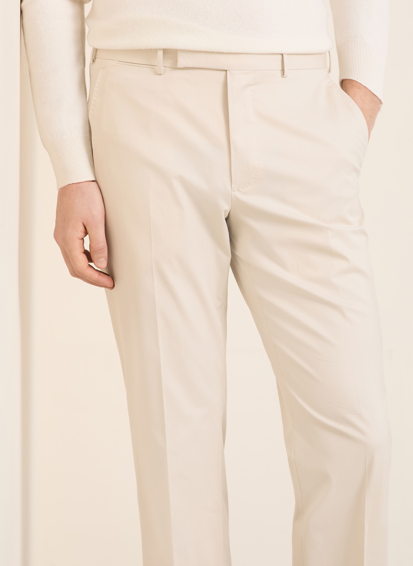 ZEGNA Chino Regular Fit: BEIGE