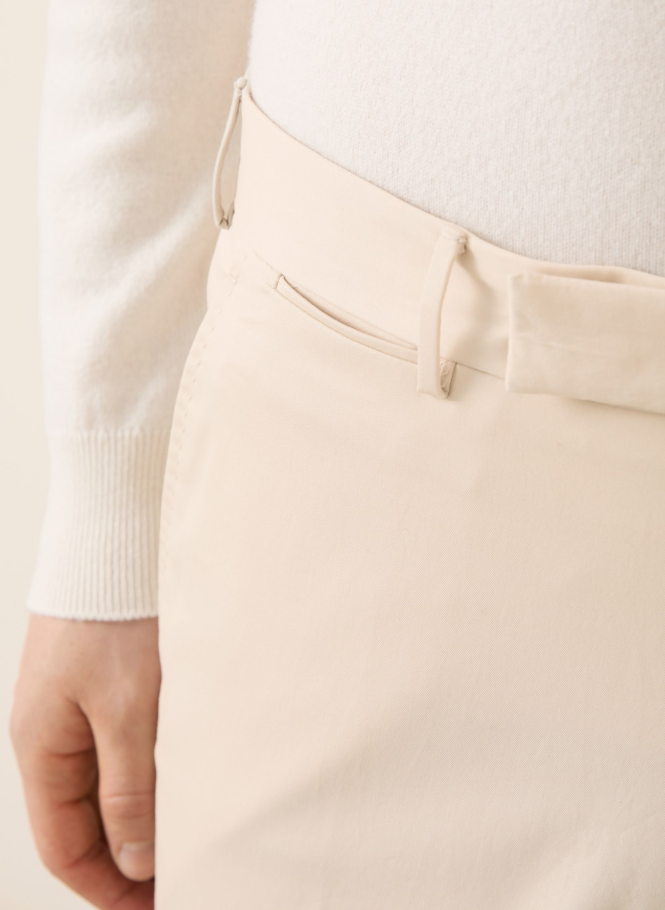 ZEGNA Chino Regular Fit: BEIGE