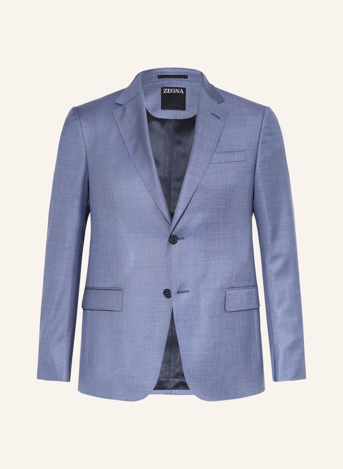 ZEGNA PINPOINT Regular Fit Suit: BLUE