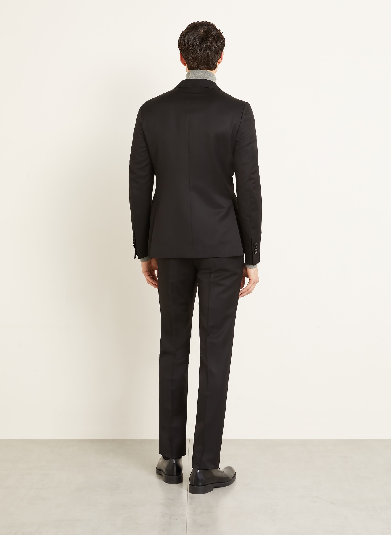 ZEGNA Garnitur Slim Fit: CZARNY