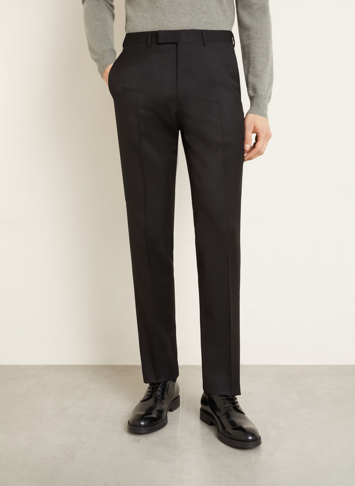 ZEGNA Garnitur Slim Fit: CZARNY