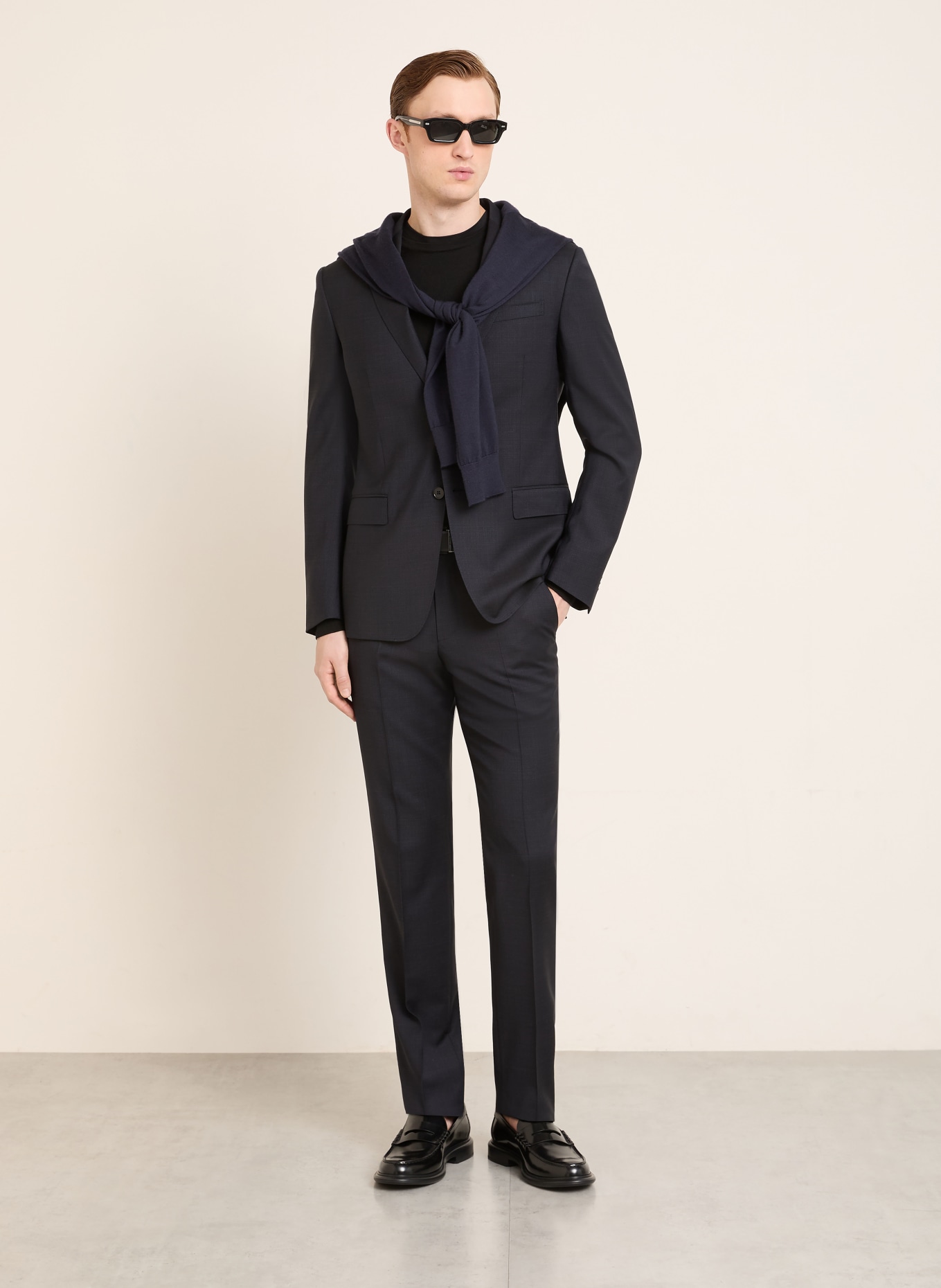 ZEGNA Anzug Extra Slim Fit: DUNKELGRAU