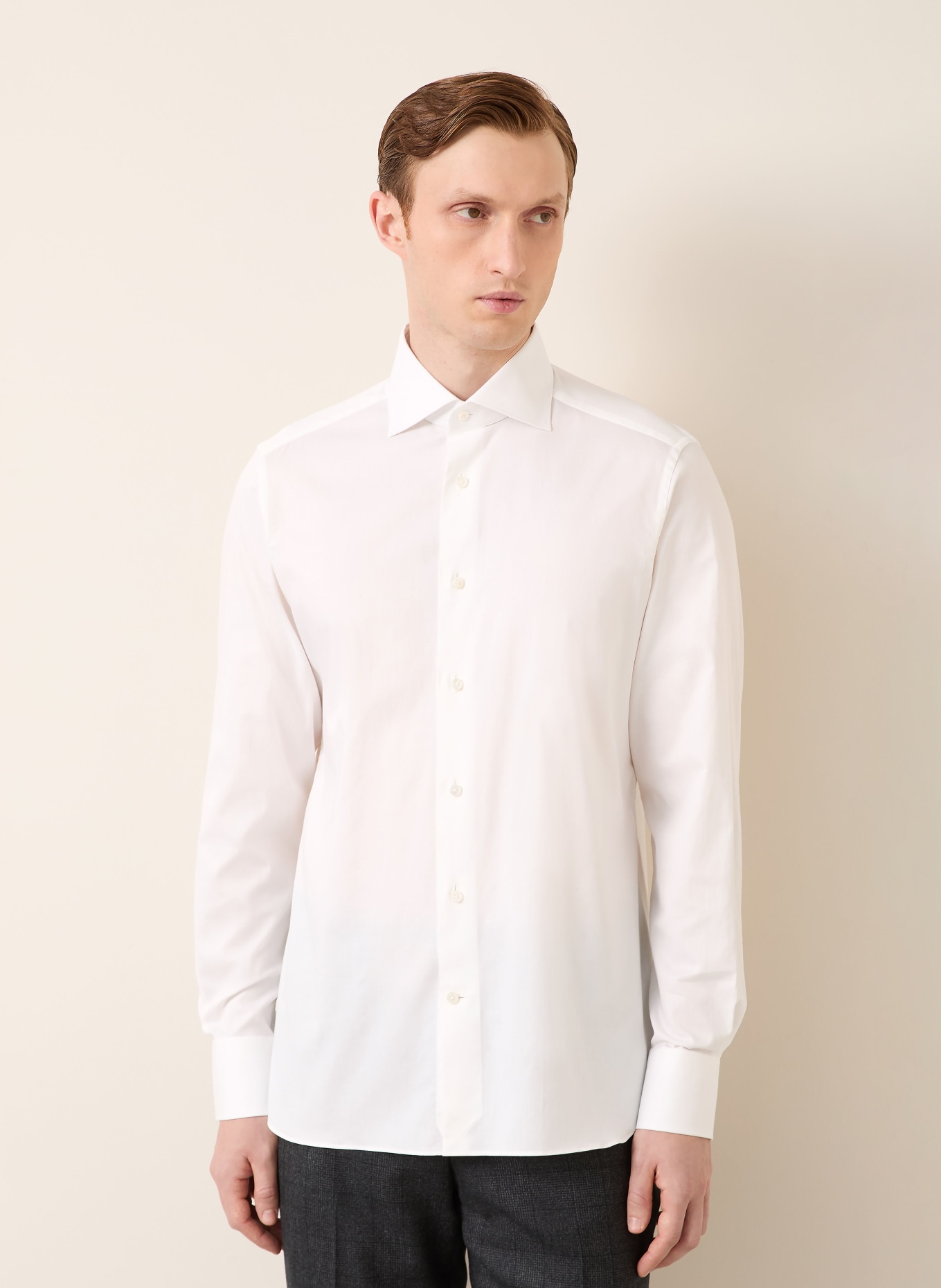 ZEGNA Regular fit shirt: WHITE