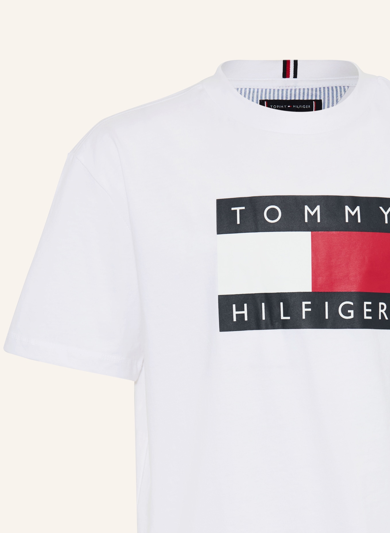 TOMMY HILFIGER T-shirt: WHITE