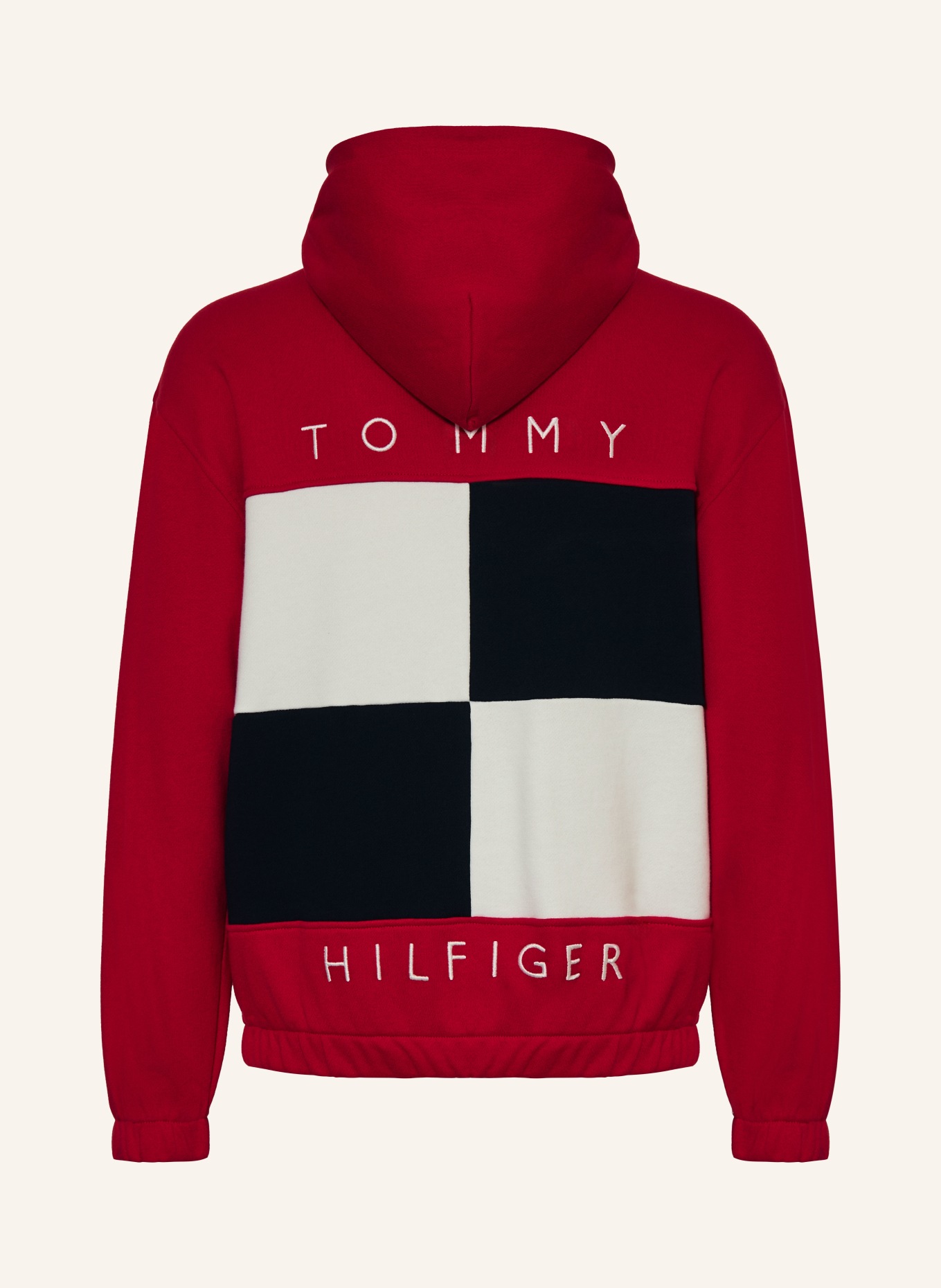 TOMMY HILFIGER Sweatjacke: ROT