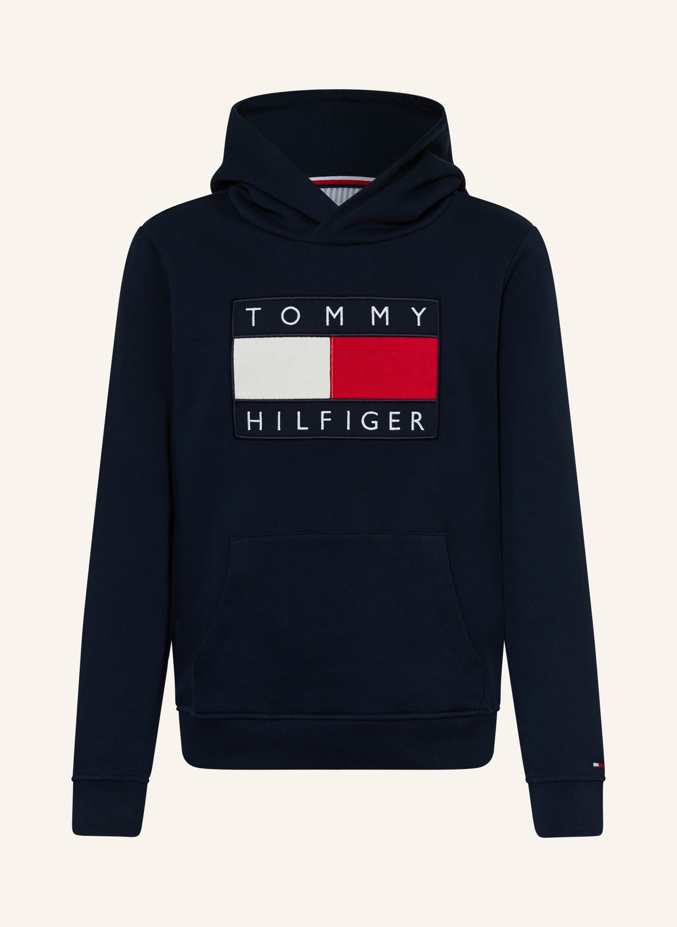 TOMMY HILFIGER bluza z kapturem: GRANATOWY