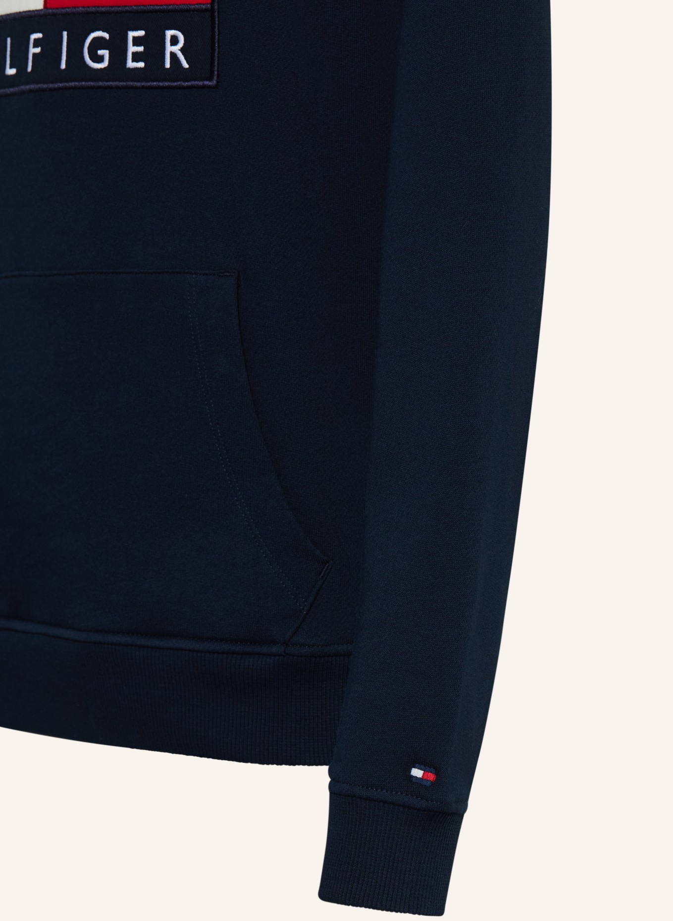 TOMMY HILFIGER bluza z kapturem: GRANATOWY