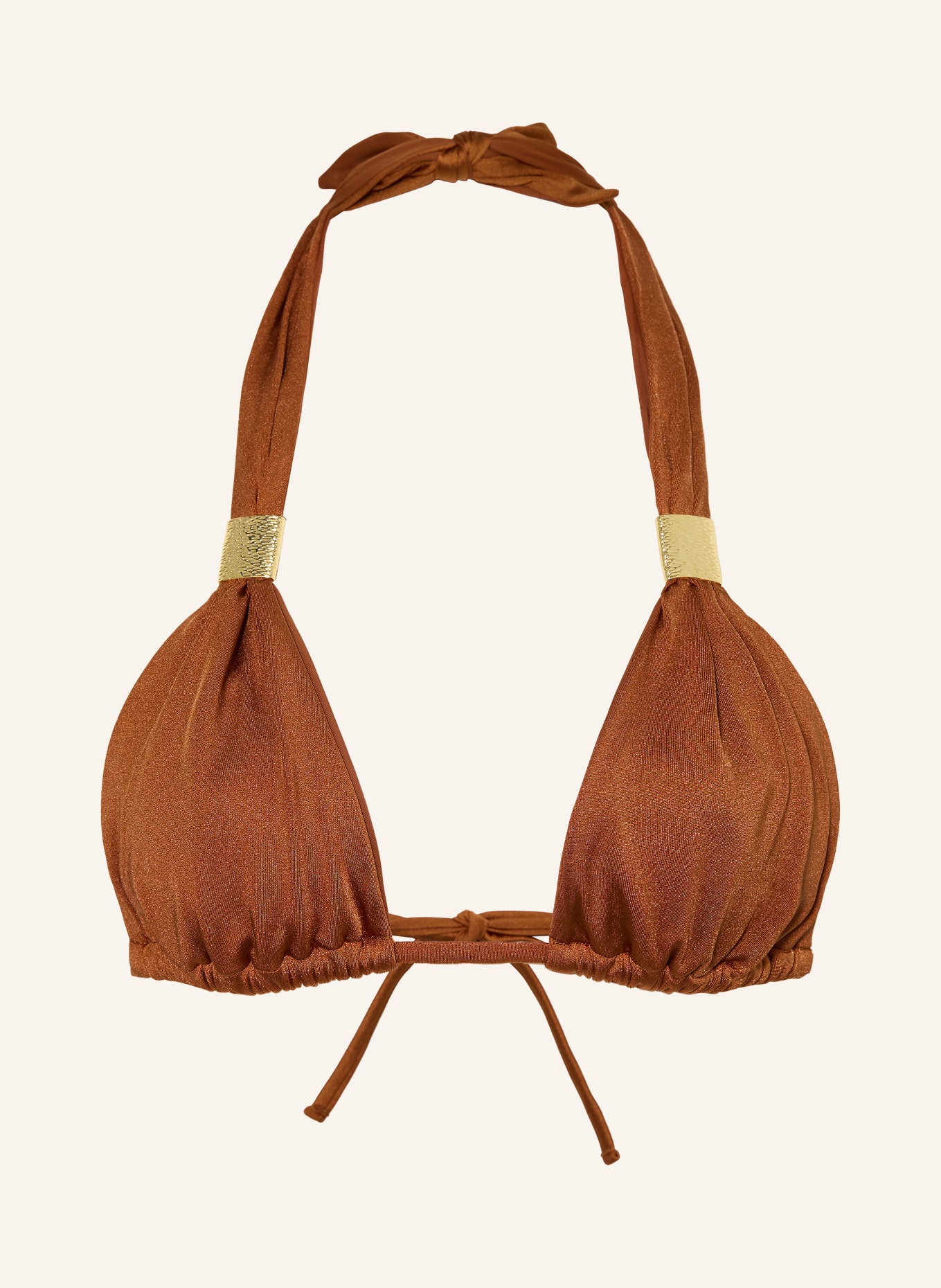 heidi klein Triangel-Bikini-Top RUST: COGNAC