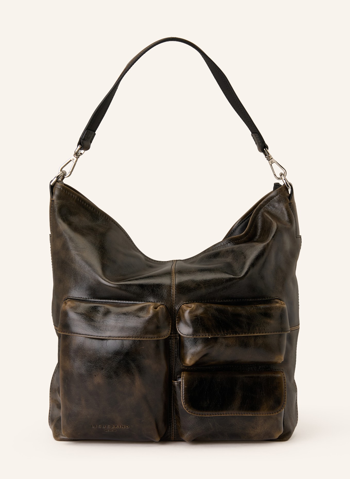 LIEBESKIND drawstring bag: DARK BROWN