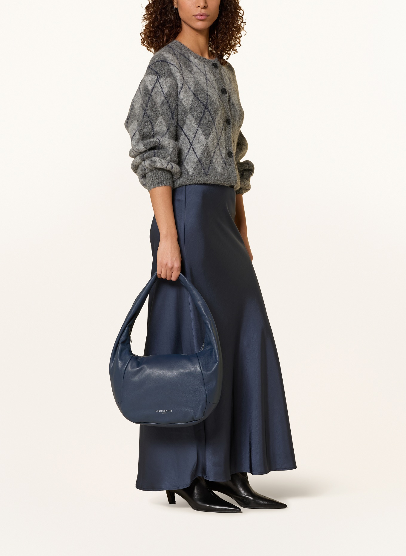 LIEBESKIND Schoudertas FARRAH MEDIUM: DONKERBLAUW
