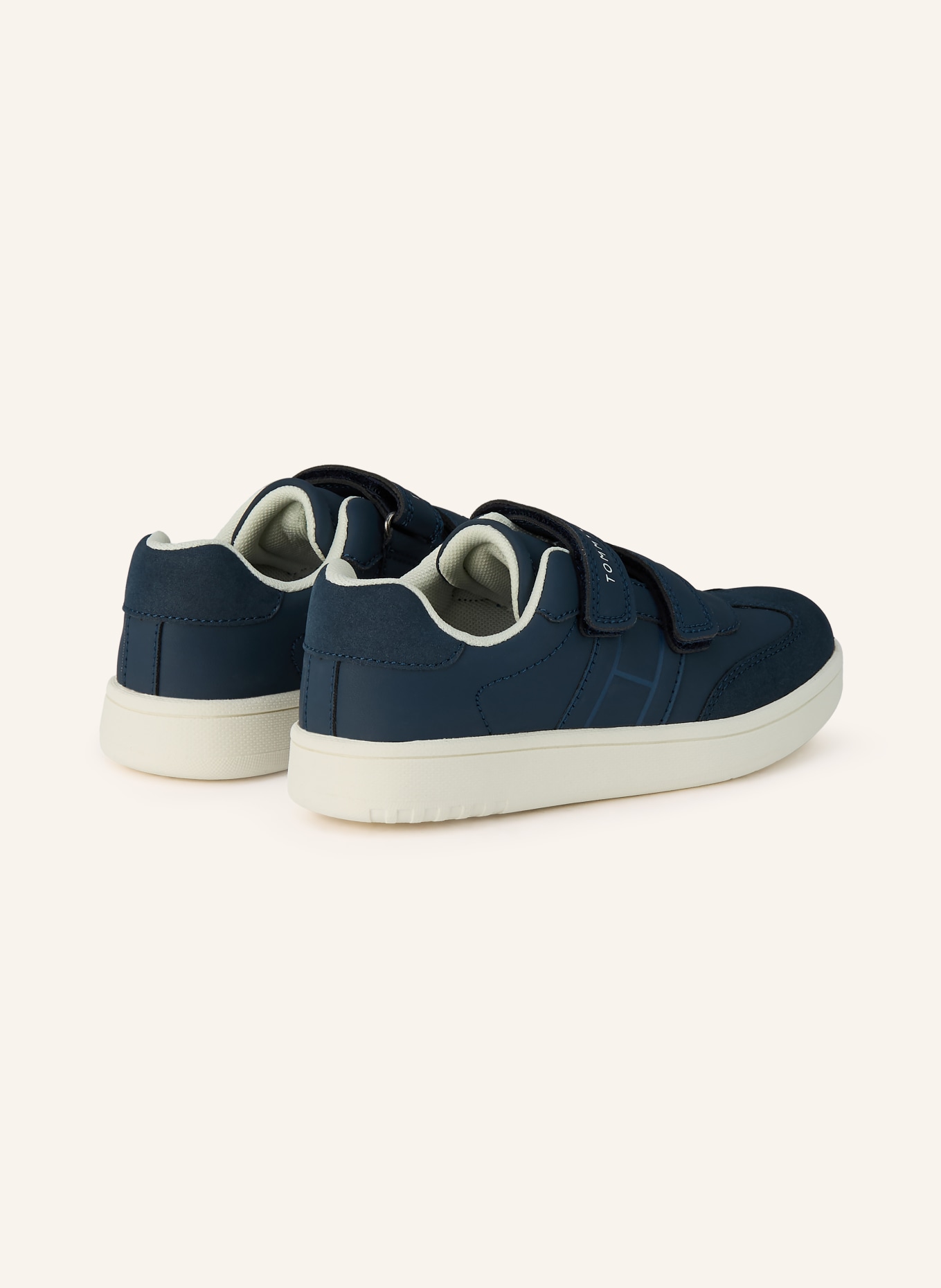 TOMMY HILFIGER sneaker: DARK BLUE / CREAM