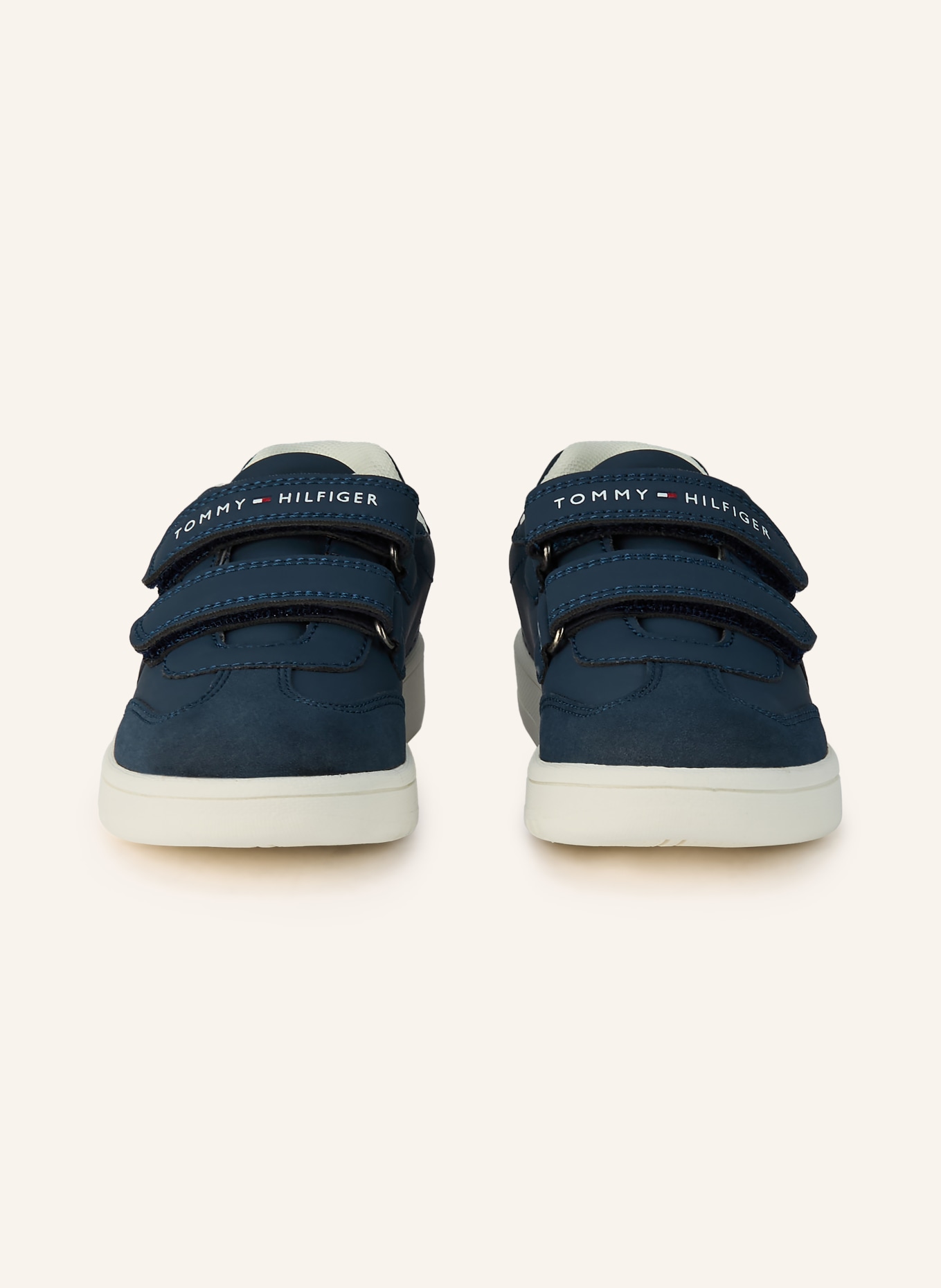 TOMMY HILFIGER sneaker: DARK BLUE / CREAM