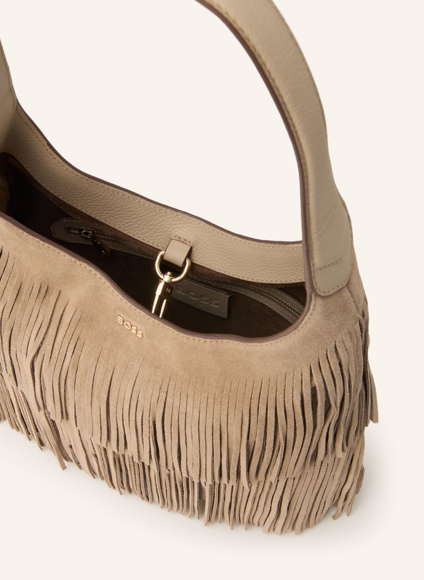 BOSS Beuteltasche LENAH: BEIGE