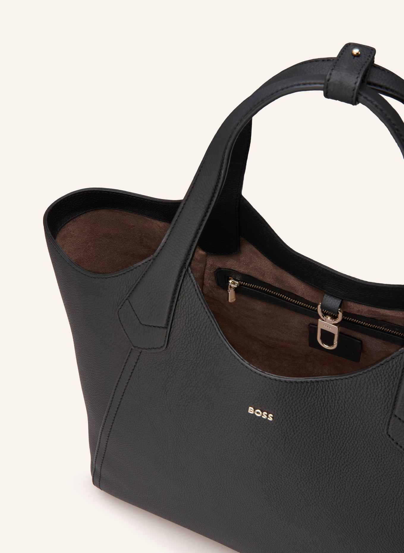 BOSS LENAH shopper bag: BLACK