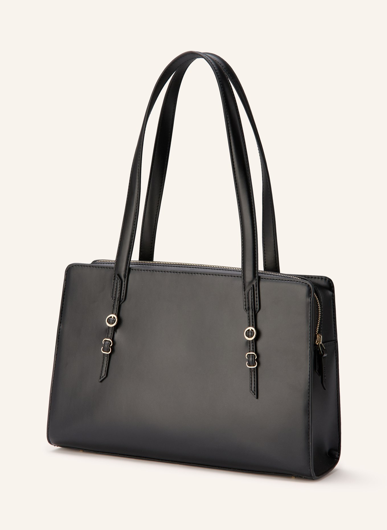 HUGO Schultertasche SYNDRA: SCHWARZ