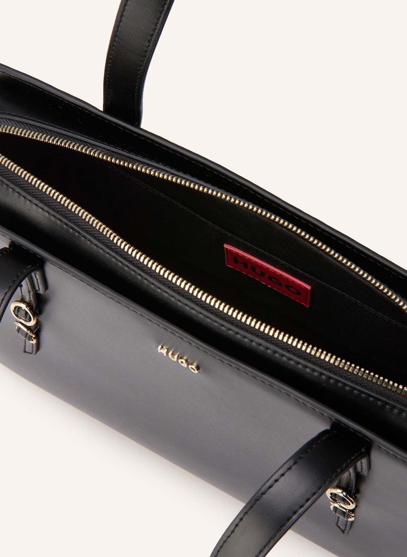 HUGO Schultertasche SYNDRA: SCHWARZ