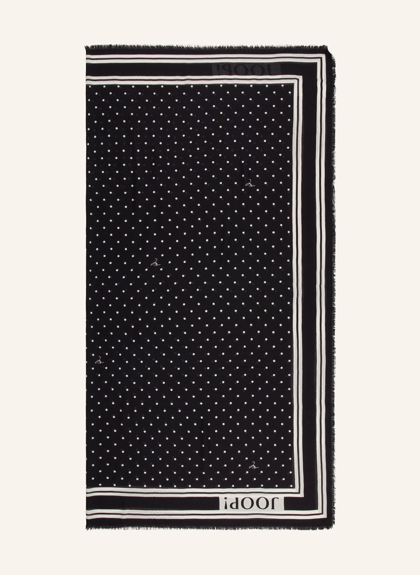 JOOP! Tuch ADALIZ: SCHWARZ / WEISS