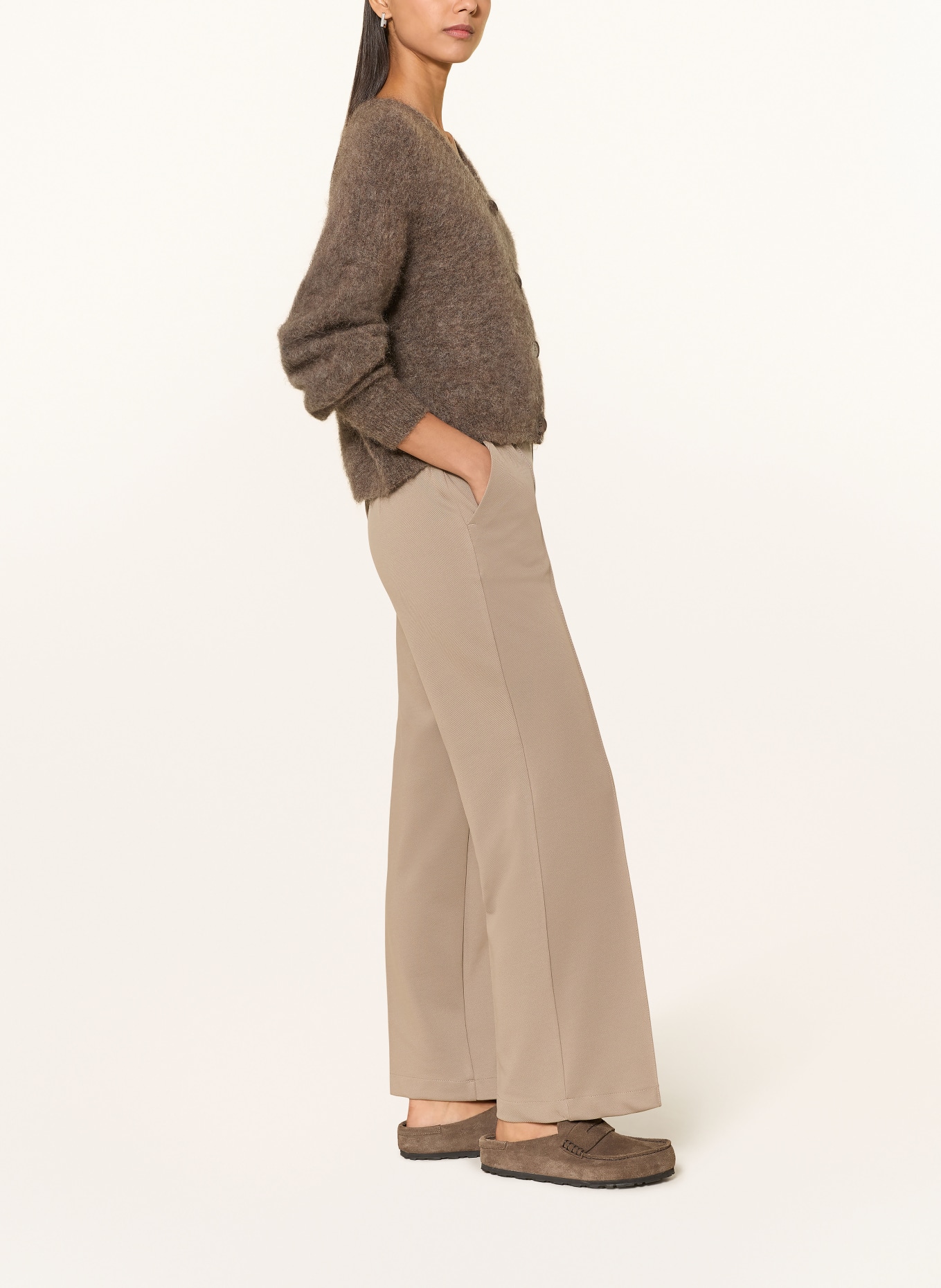 oui pants: KHAKI