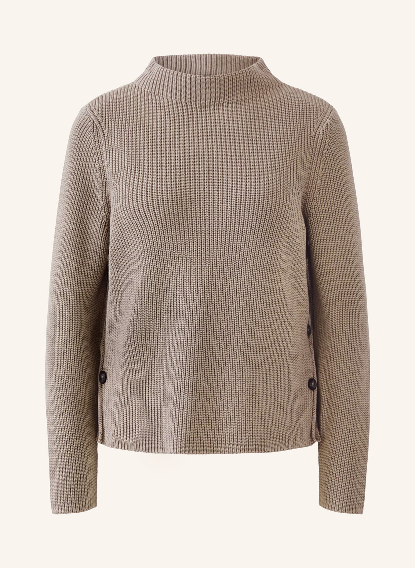 oui sweter: SZAROBRĄZOWY