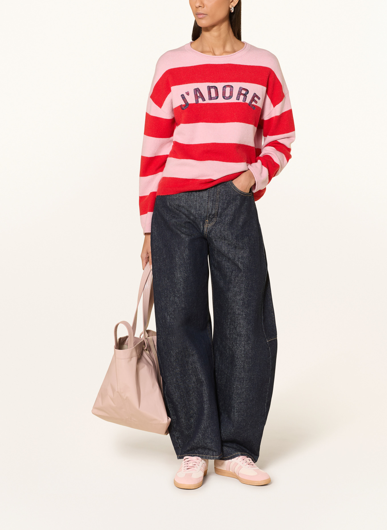 oui sweter: RÓŻOWY / CZERWONY