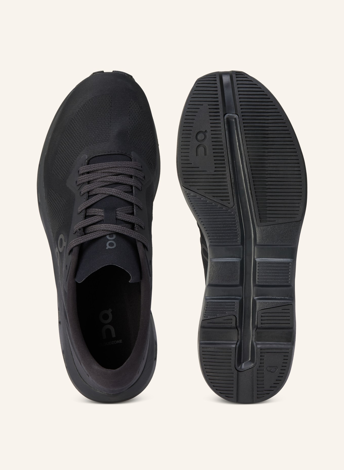 On CLOUDZONE sneaker: BLACK