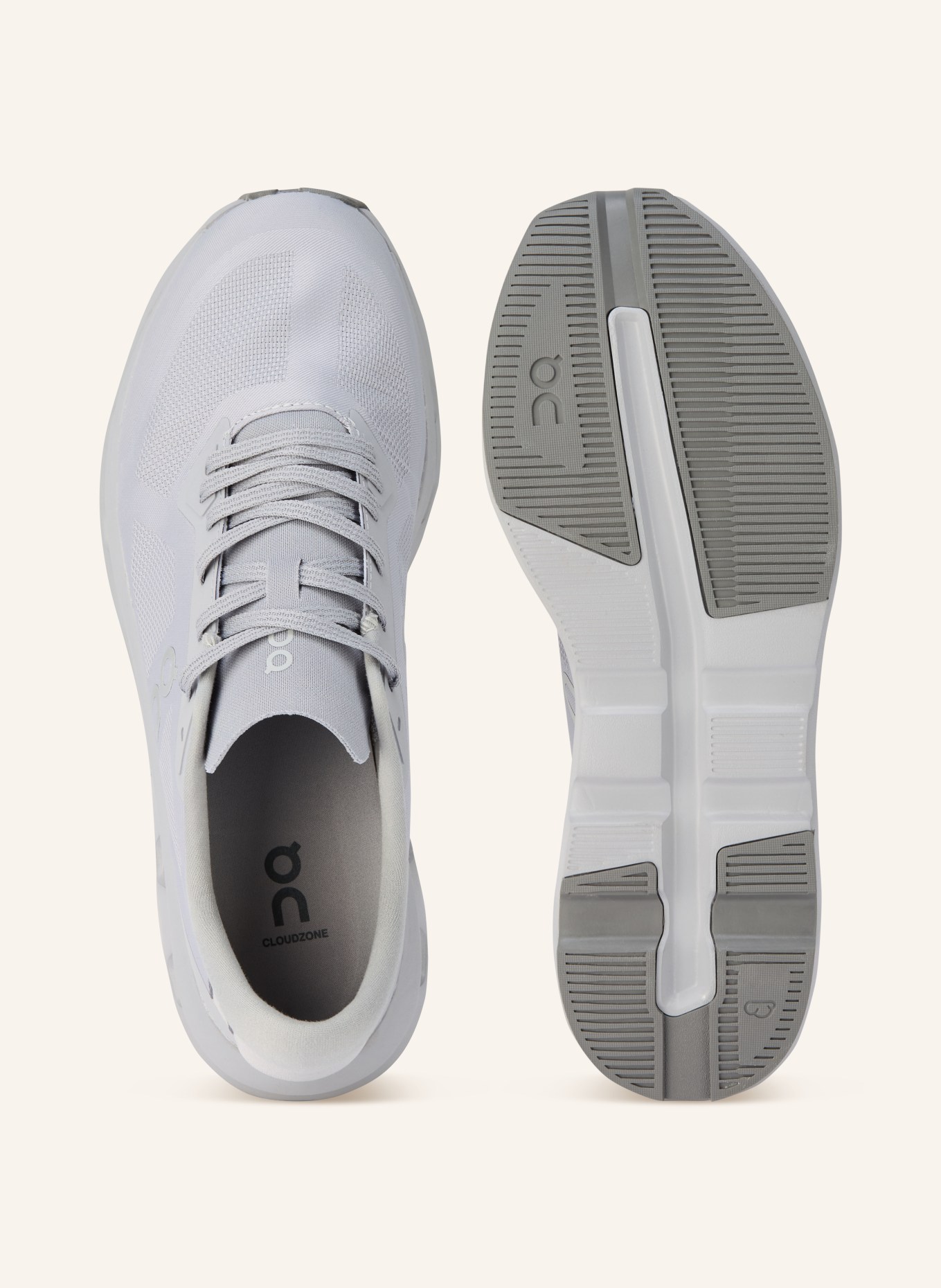 On CLOUDZONE sneaker: DARK GRAY