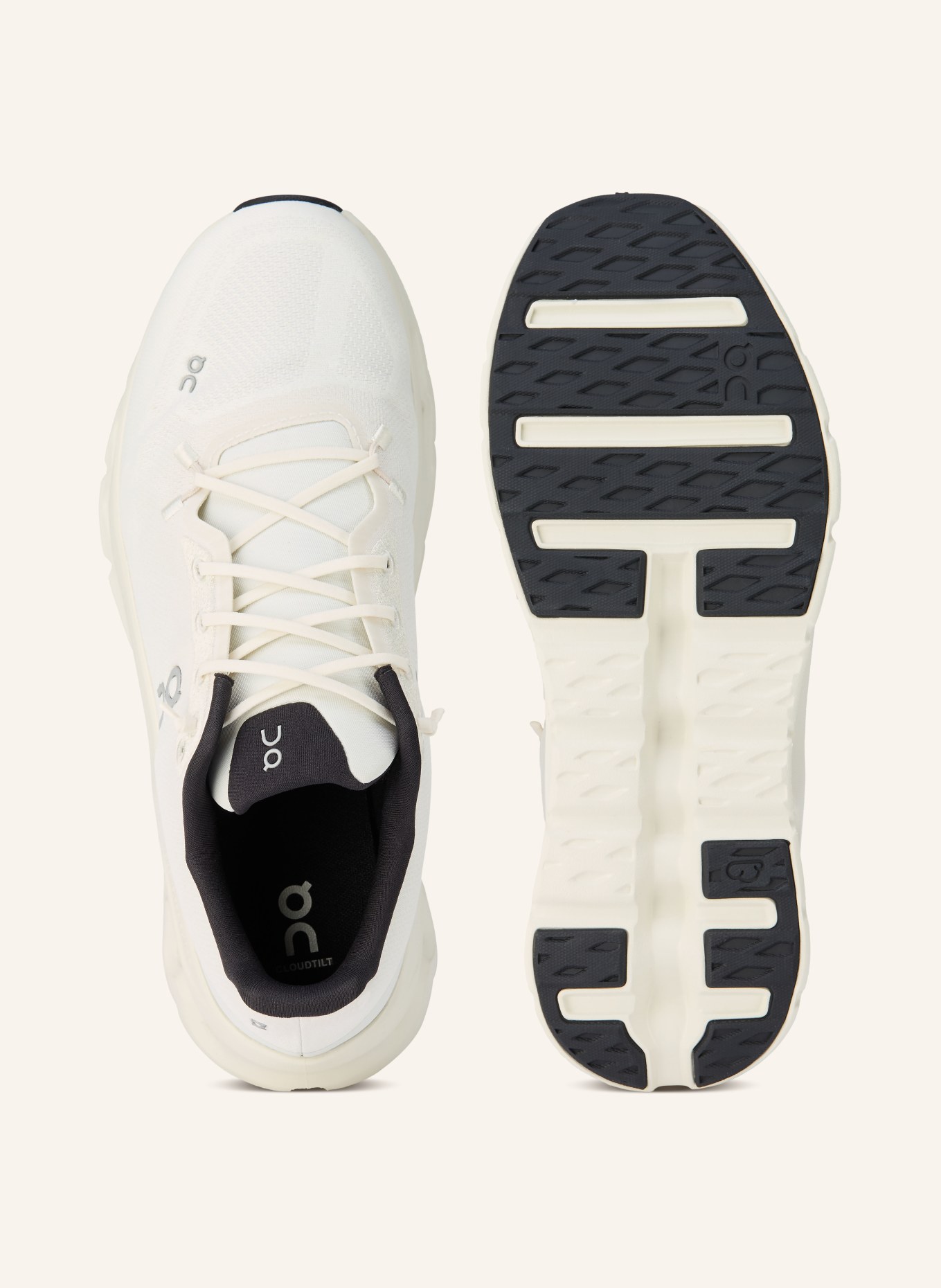 On Sneaker CLOUDTILT: WHITE / BLACK