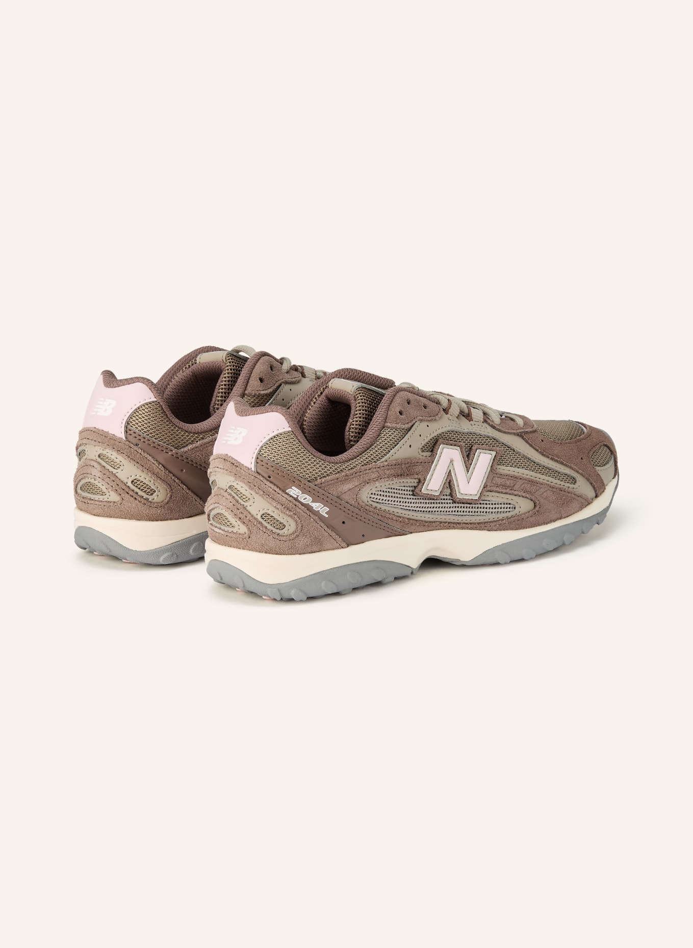 new balance Sneaker 204L: BROWN / PINK / TAUPE