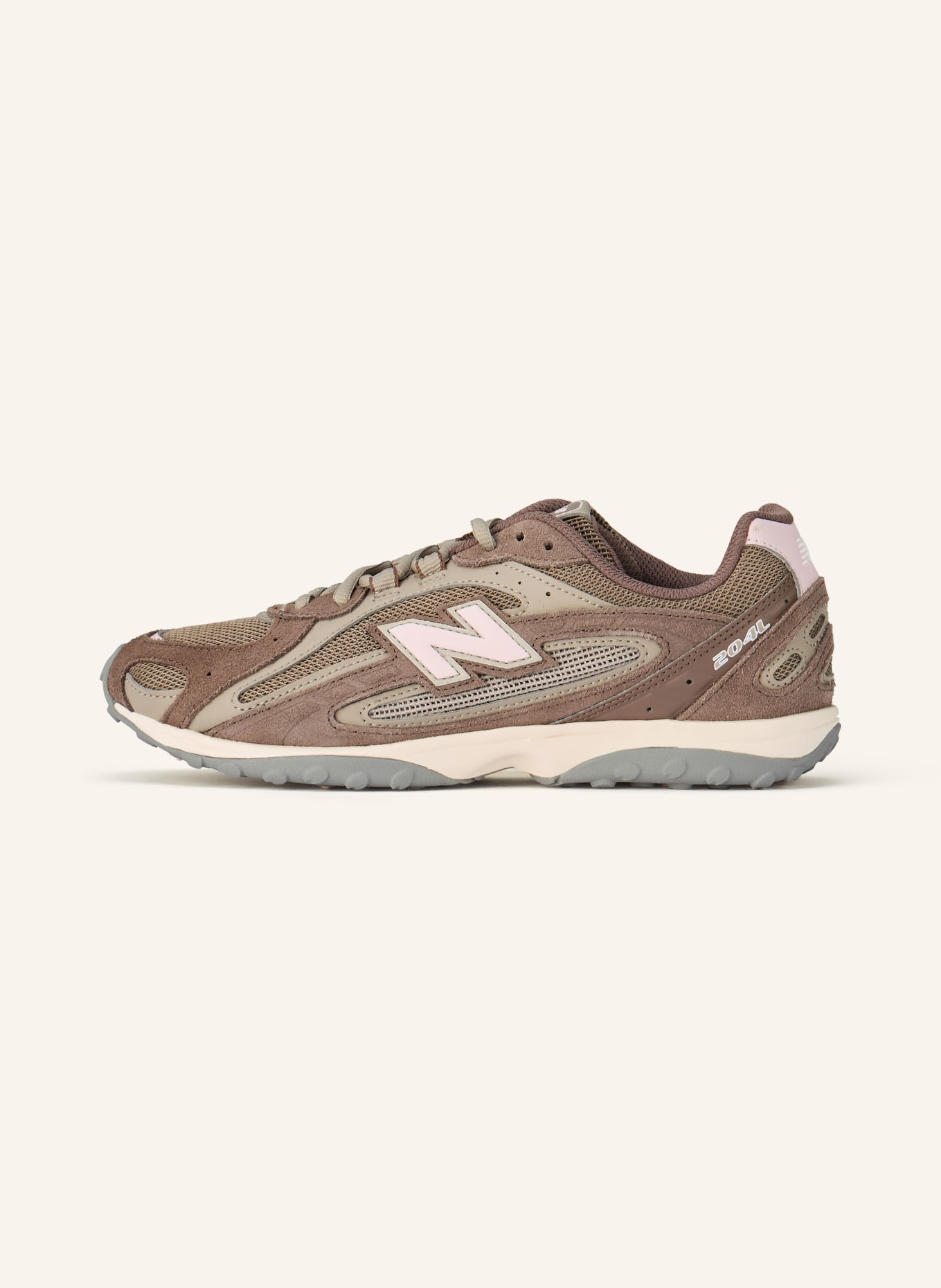 new balance Sneaker 204L: BROWN / PINK / TAUPE